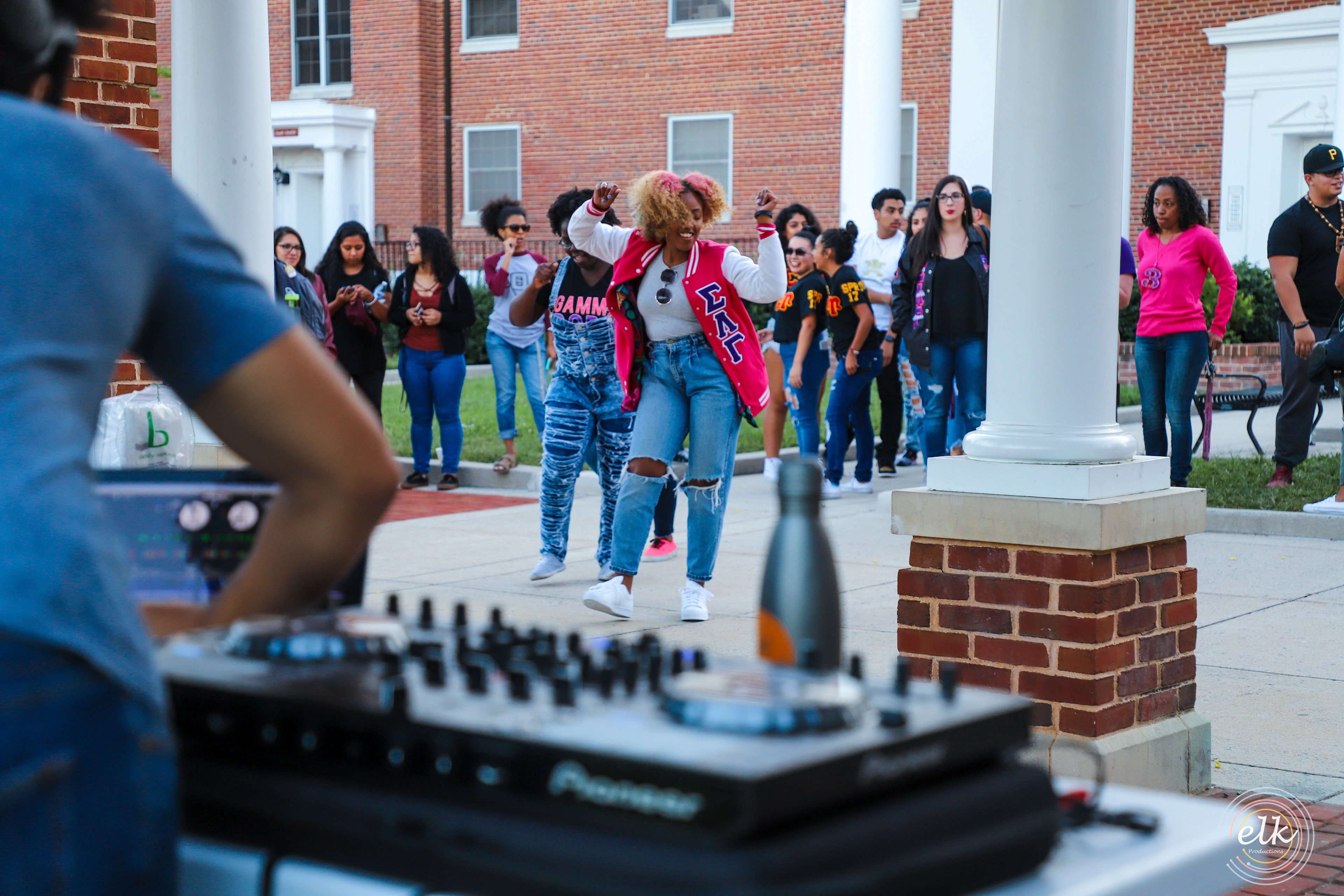 South Campus quad party. College Park, MD.