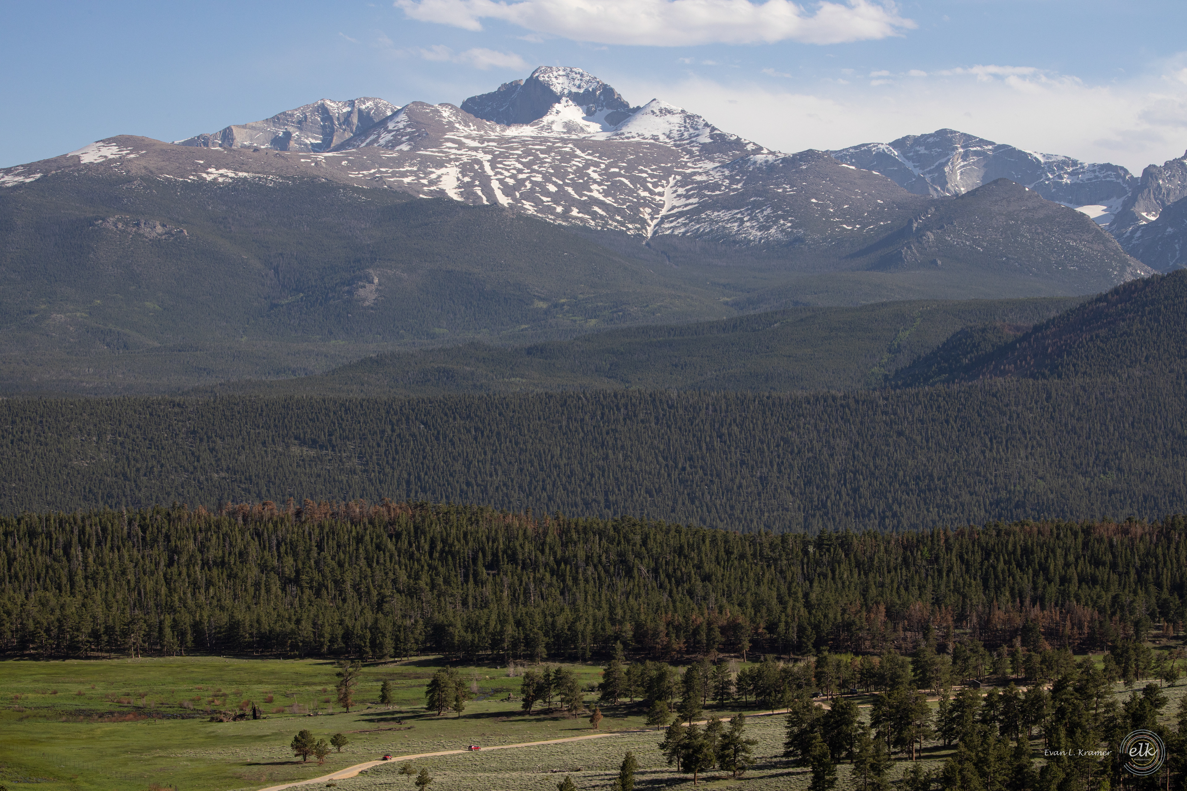Long's Peak. Rocky Mountain NP, CO.