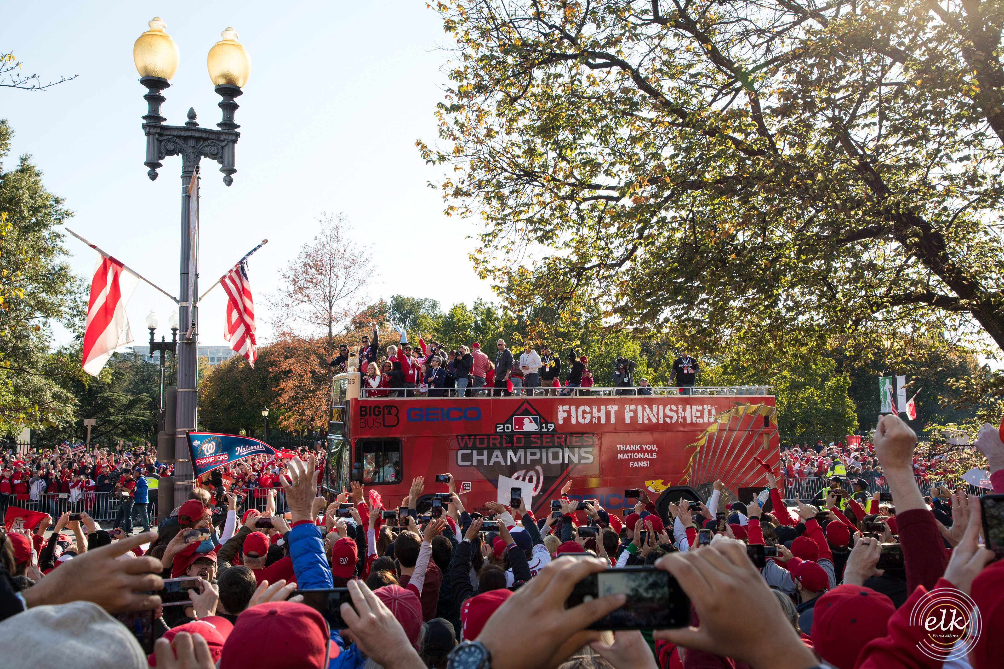 Washington Nationals victory parade. Washington D.C.