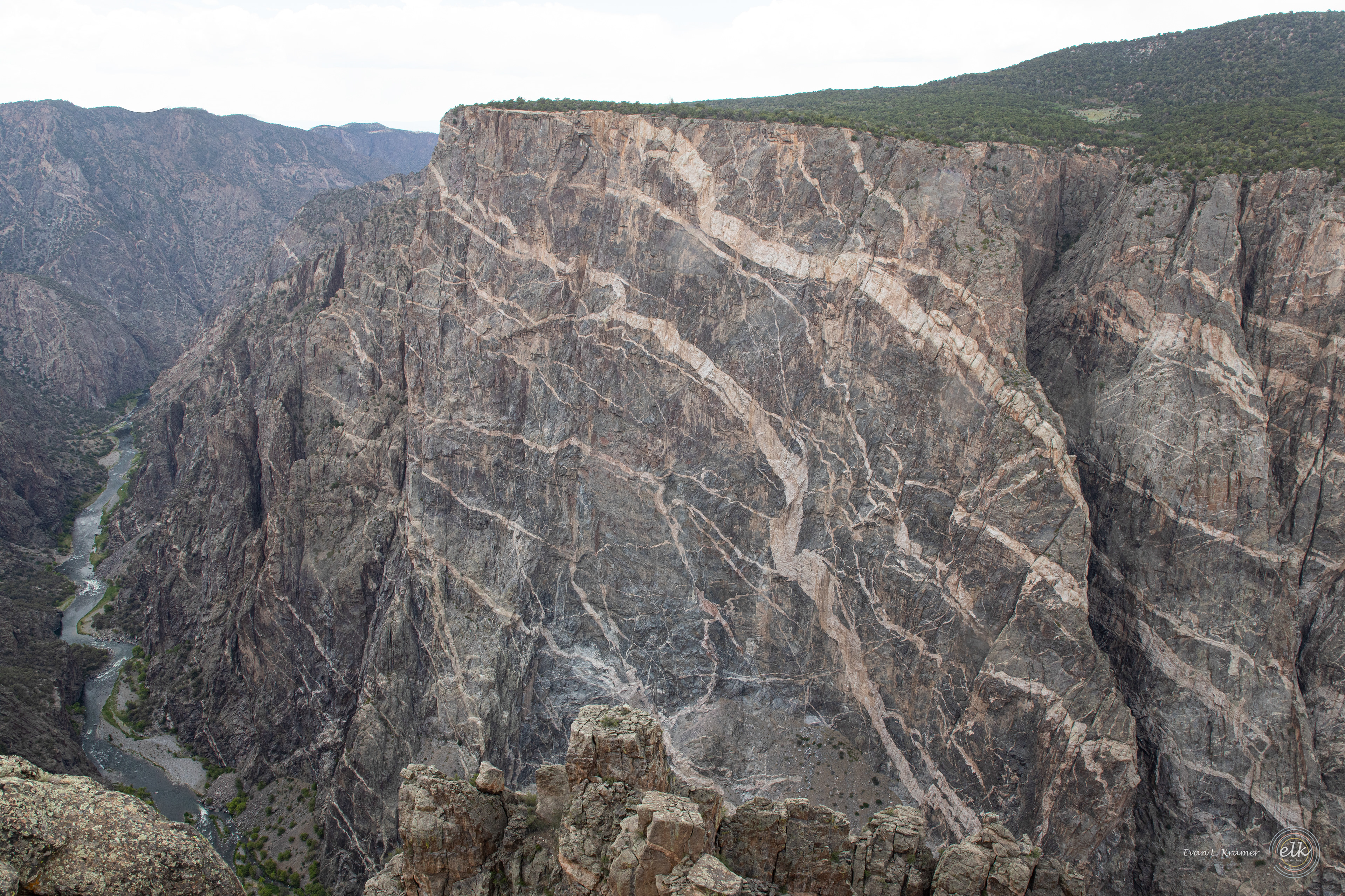 The three dragons. Black Canyon of the Gunnison NP, CO.