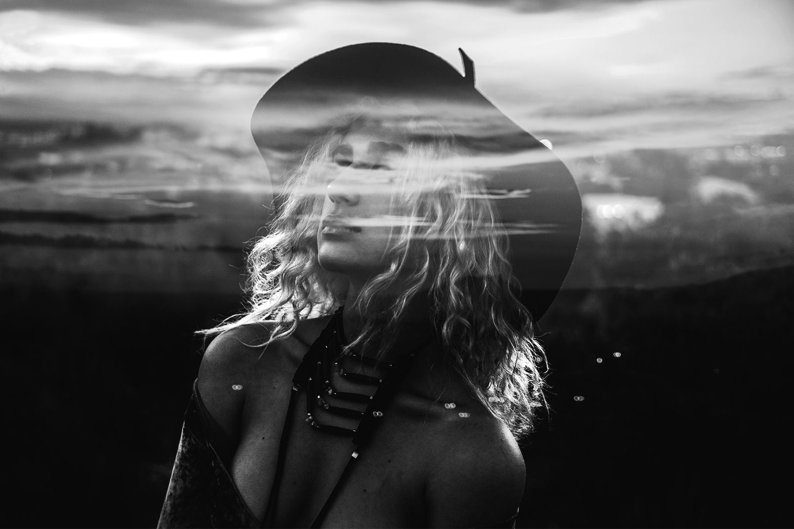 Wendy on double exposure