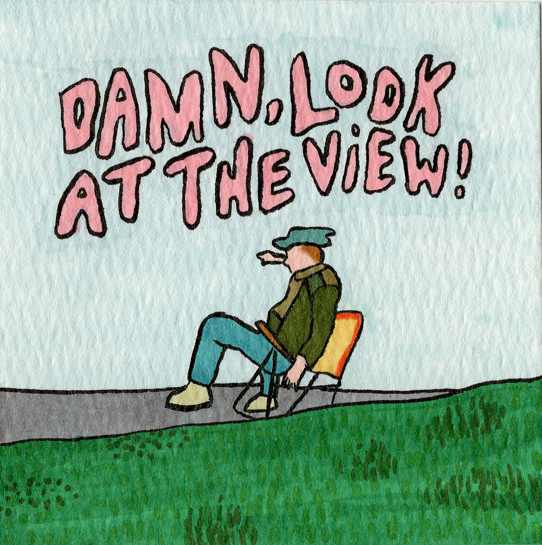 damn, look at the view! by Martin Luke Brown