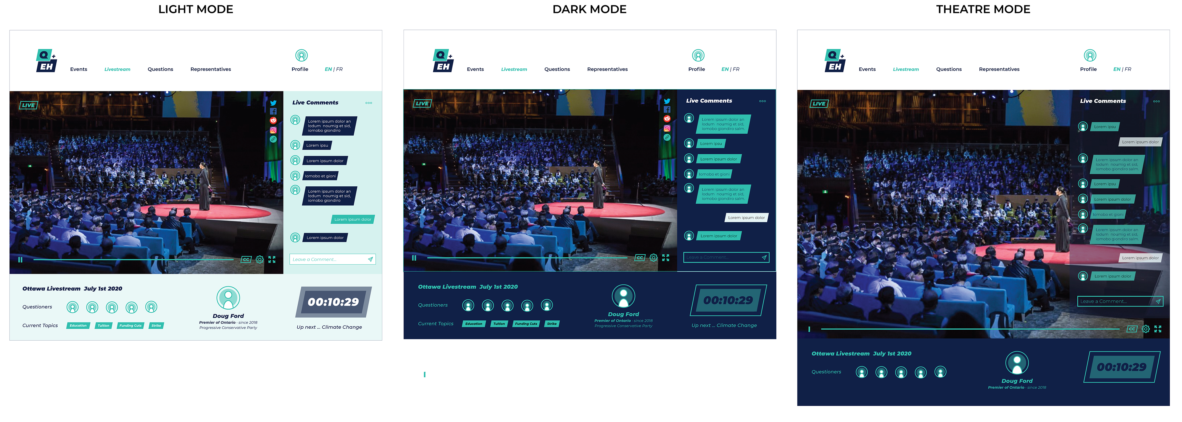 Livestream Page