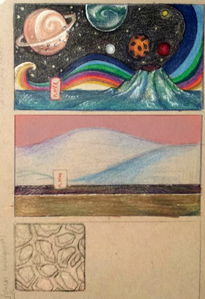 Initial Background and Tile sketches 