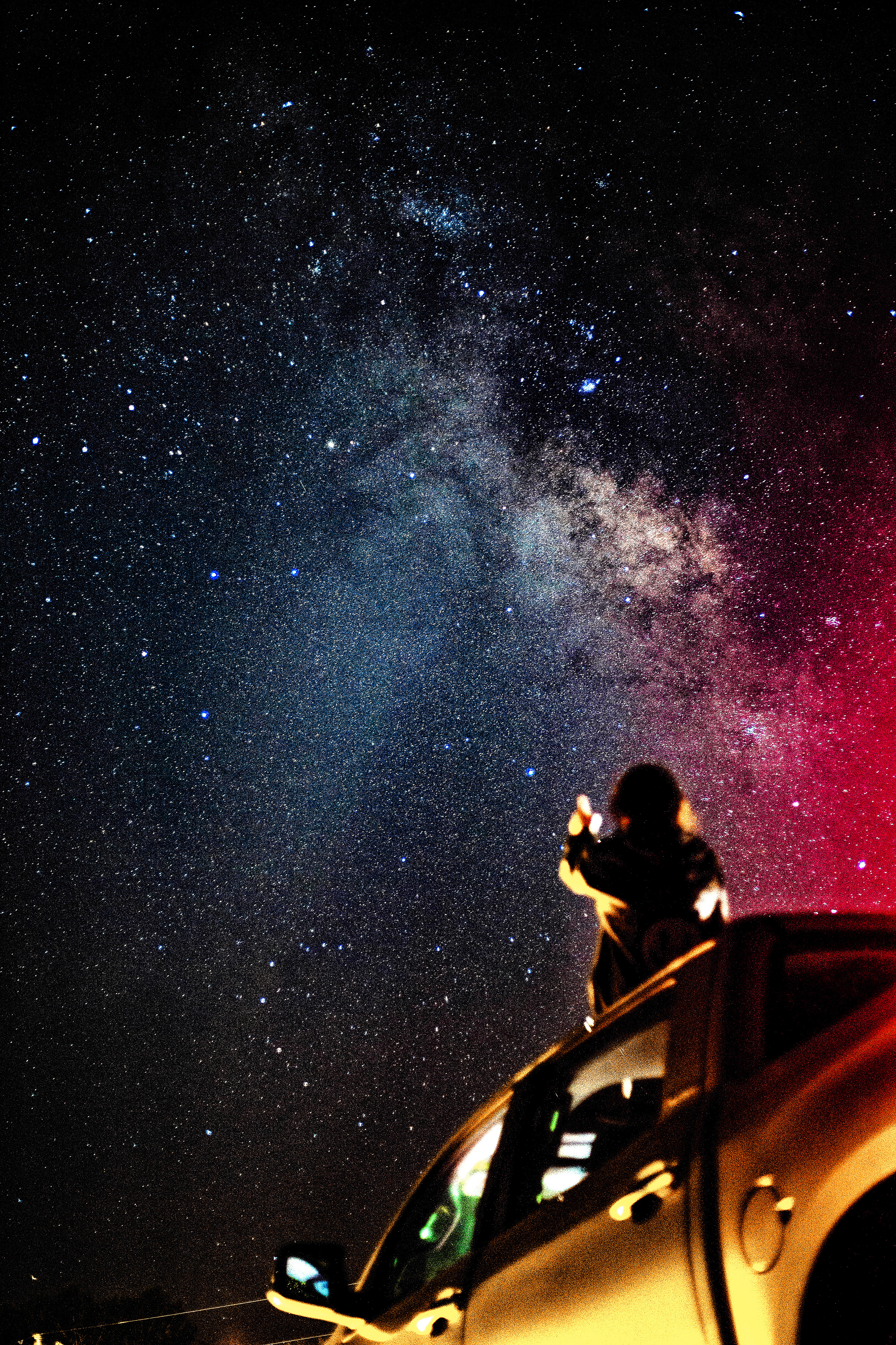 milky way stargazing