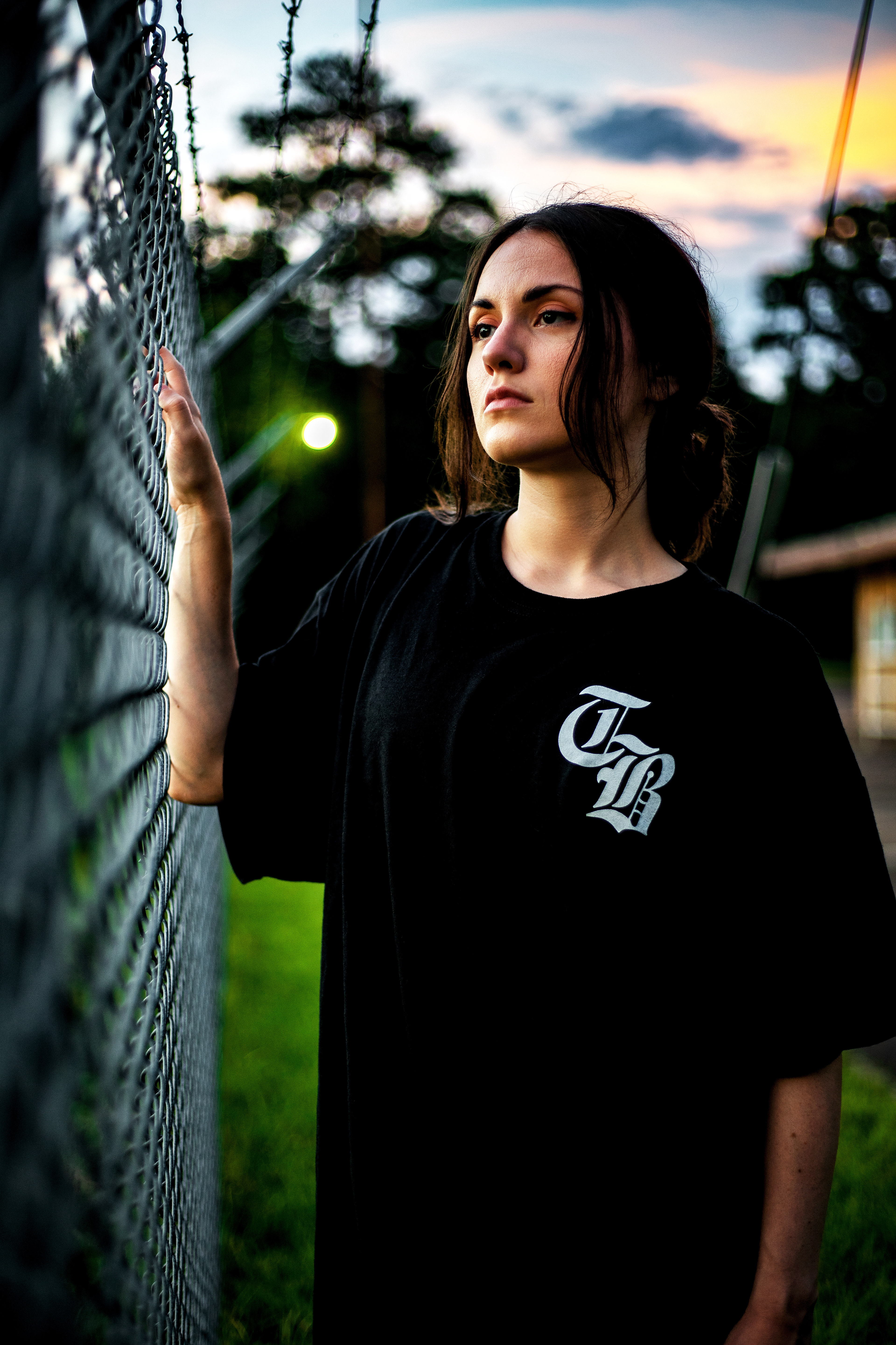 TWICE BORN BLACK TEE
