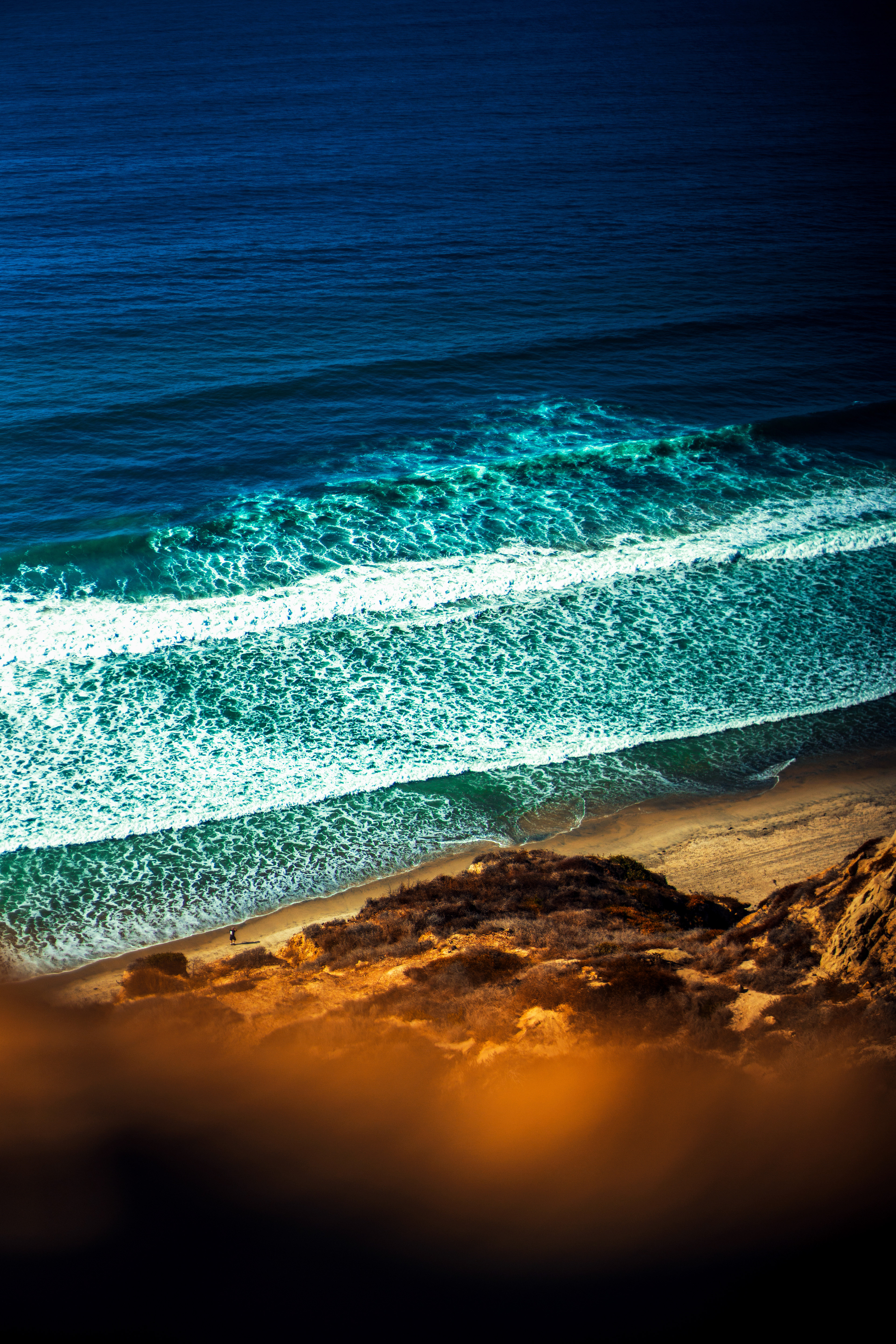 Ho Chi Minh Trail man cliffside