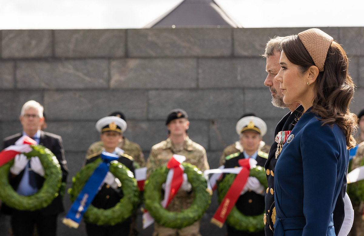 Queen Mary of Denmark and HM King Frederik X during the remembrance ceremony dedicated to deployed fallen soldiersat the Danish National Flag Day /  Copenhagen, Denmark, September 2026