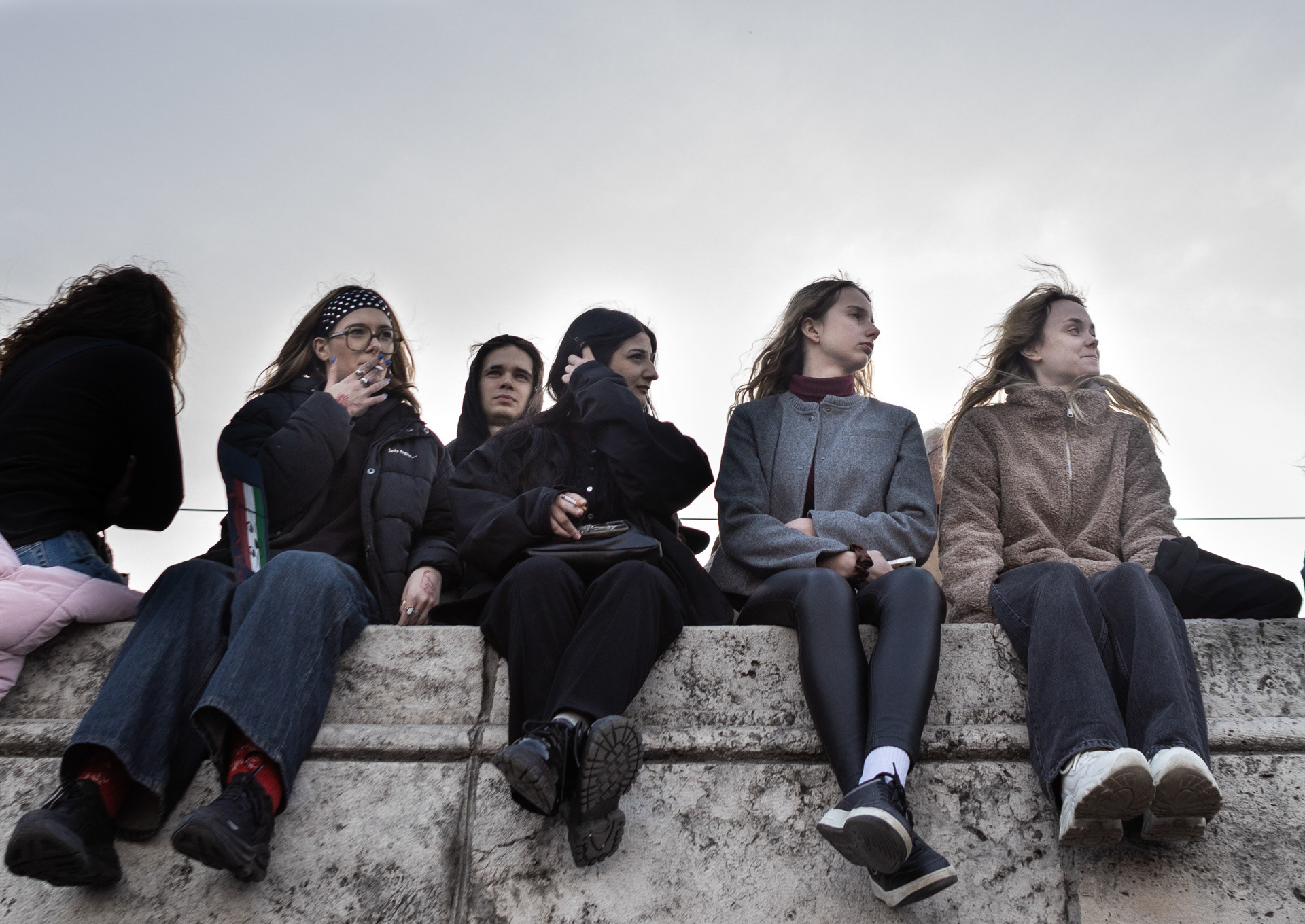 Supporters are waiting for the first live election results few hours before the landslide win of Hungary's newly PM Péter Magyar during the Hungarian election night in Budapest, 12th of April 2026.