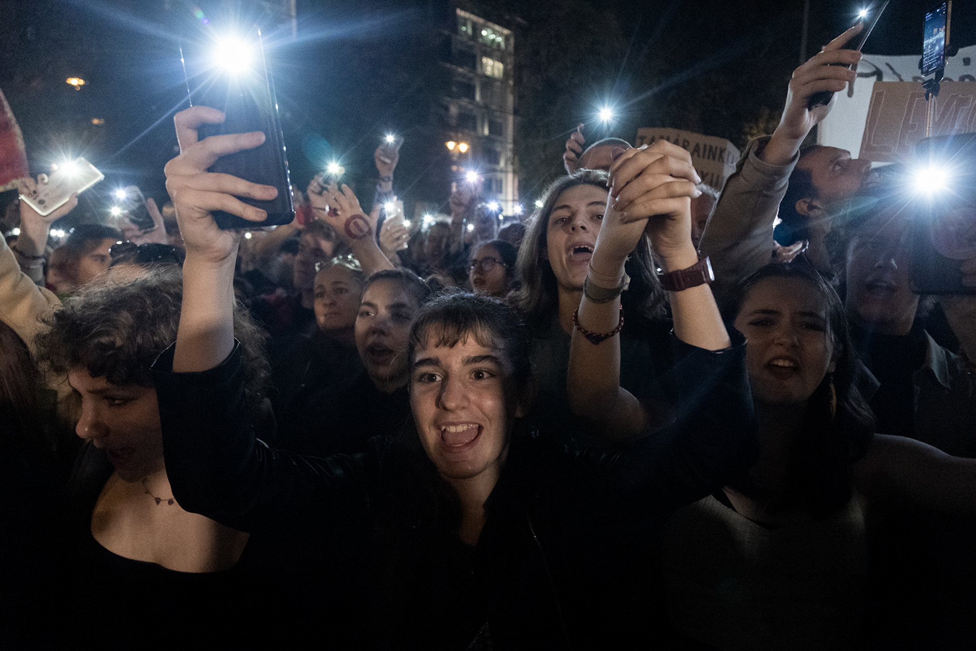 Student demonstration for the autonomy of Hungarian education, Budapest, 2022