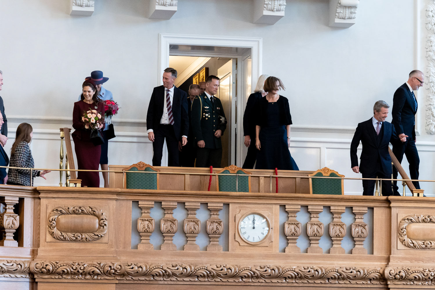 HM Kong Frederik X, Queen Mary and Princess Benedikte of Denmark arrives to the opening day of the Danish Parliament at Christiansborg Palace, Copenhagen, October 6, 2026  / for NurPhoto Agency