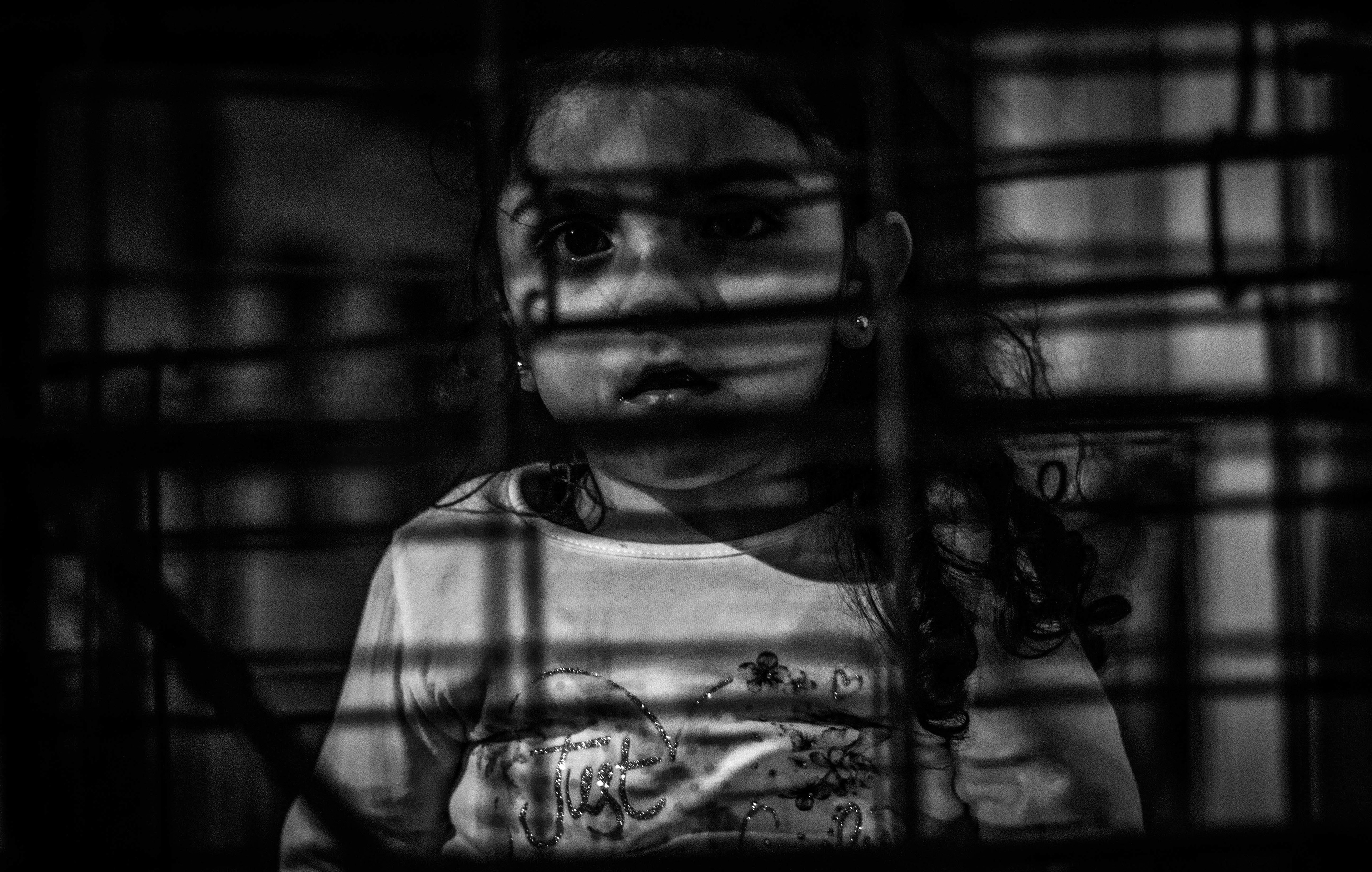 SYRIAN REFUGEE KARIN IN A CRISIS SHELTER OF MYTILINI, LESVOS, GREECE, 2016