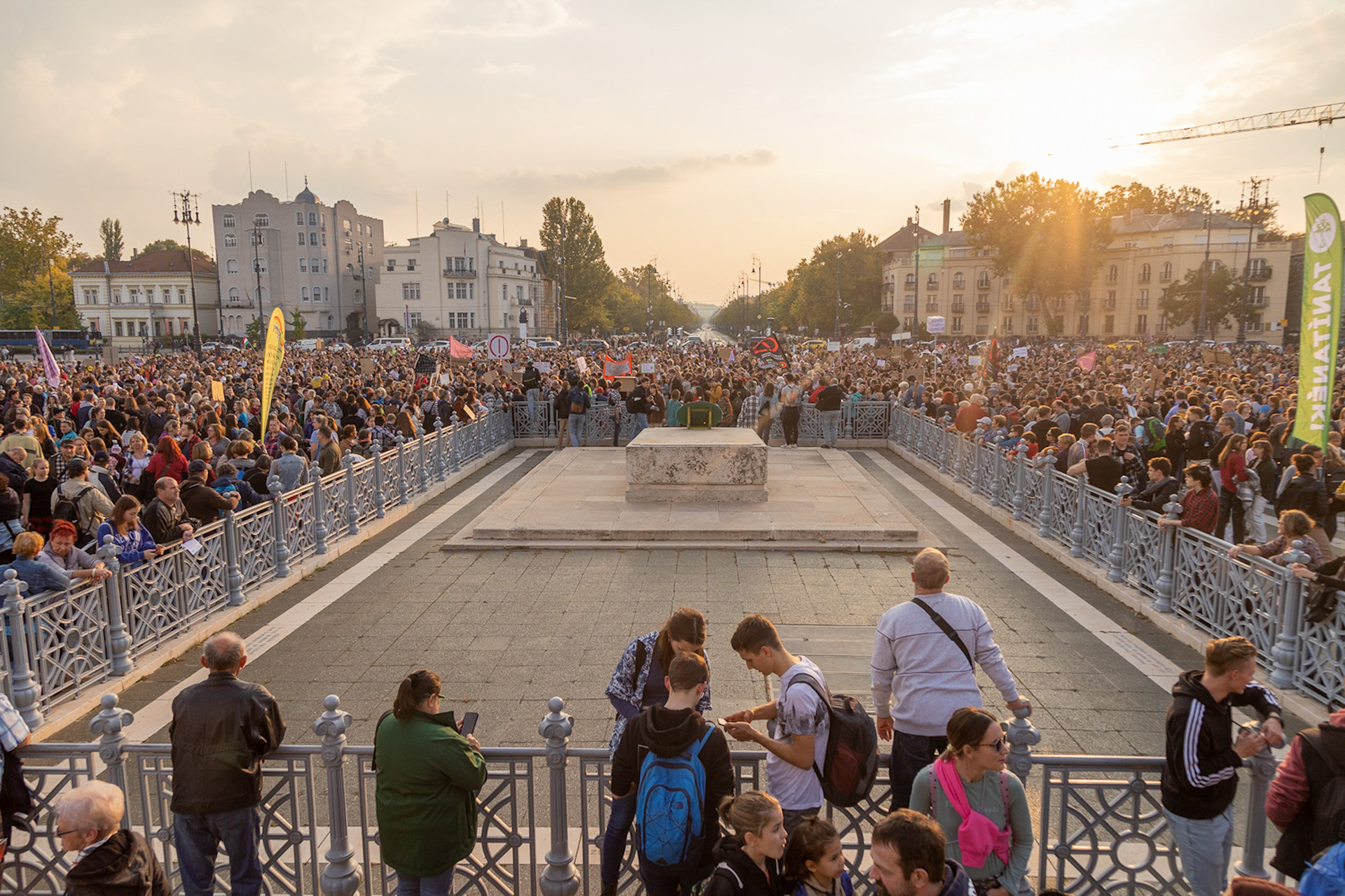 Student demonstration for the autonomy of Hungarian education, Budapest, 2022