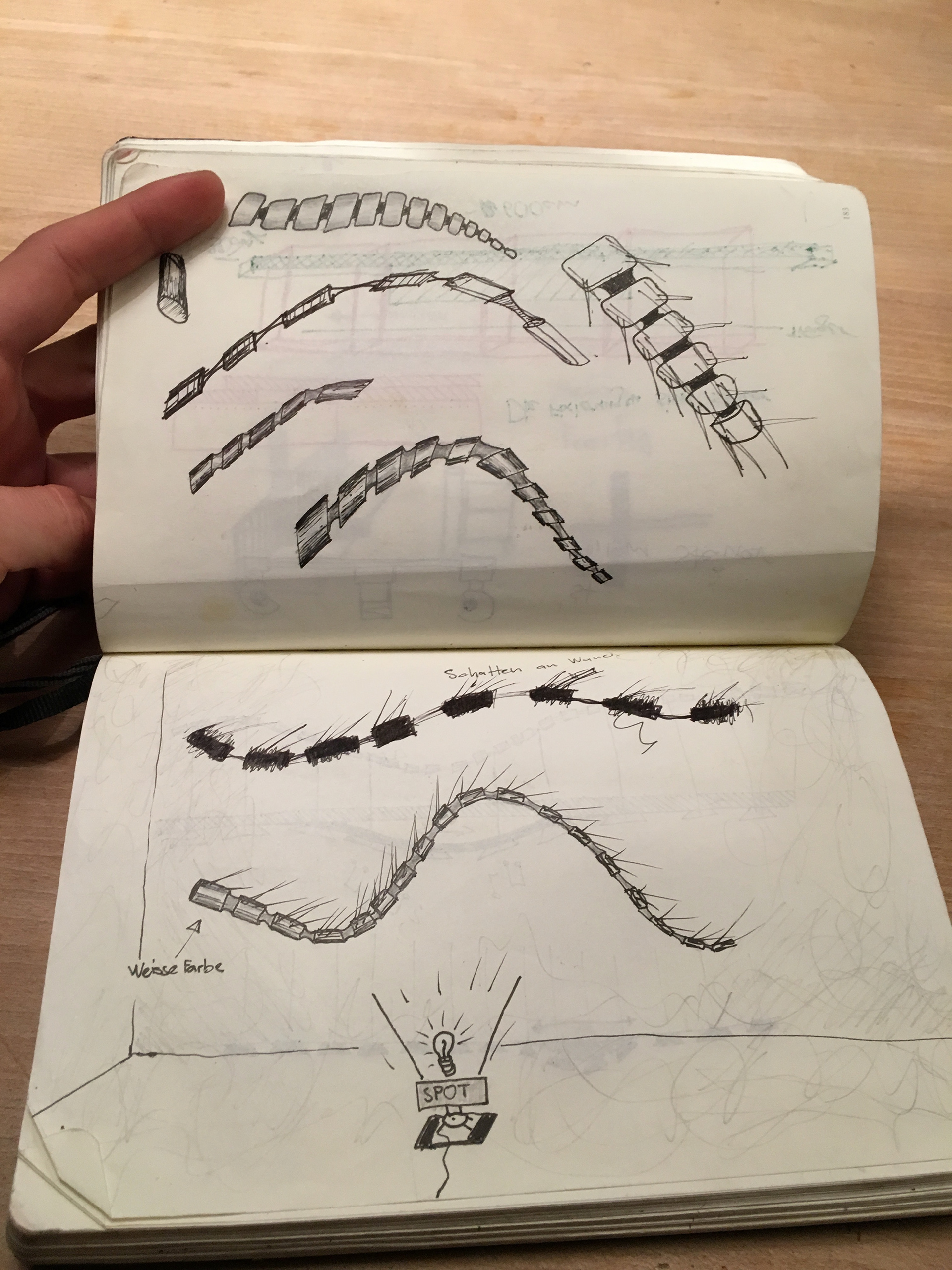 sketches of the shadows