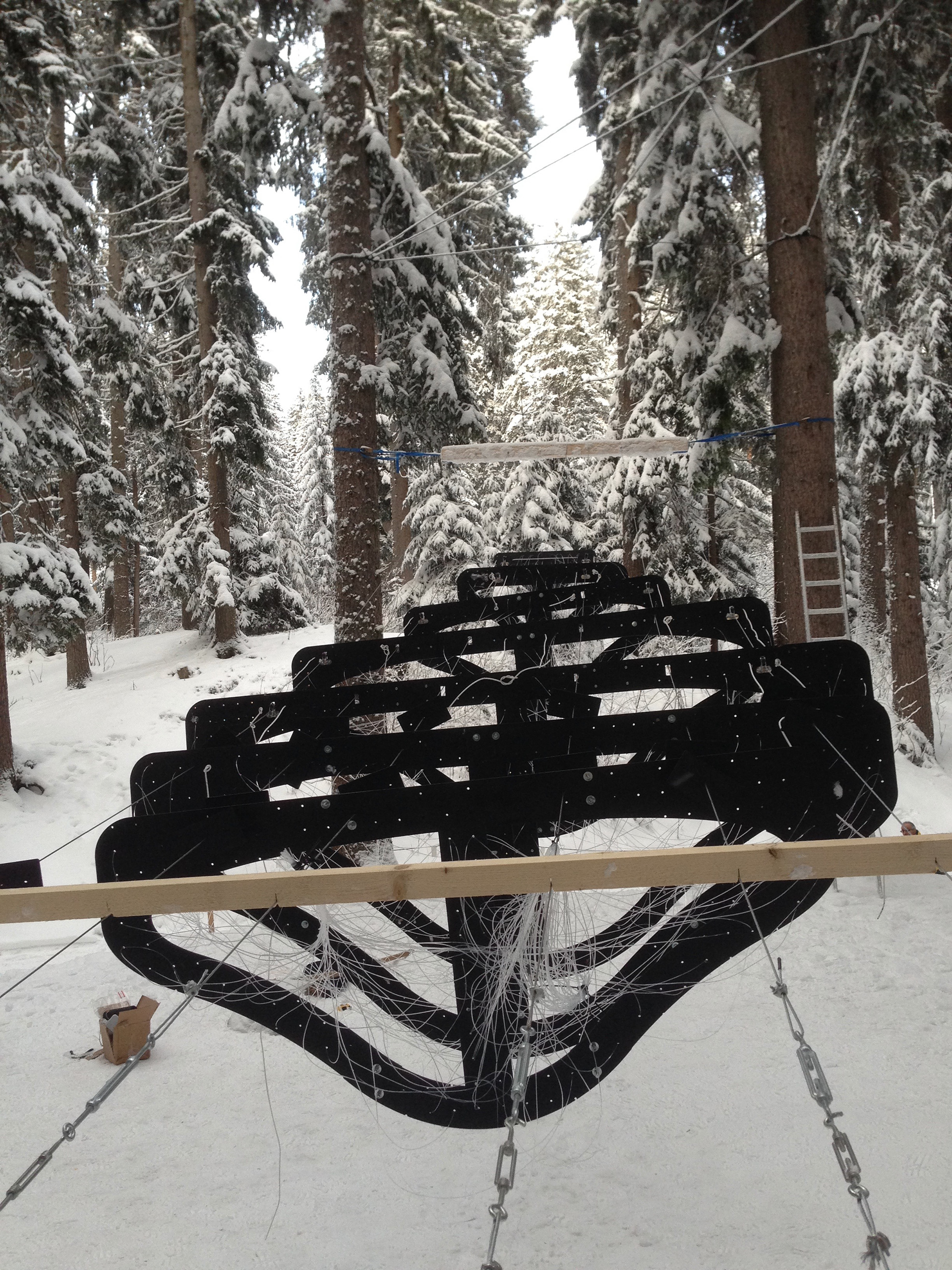 building up in the mountains