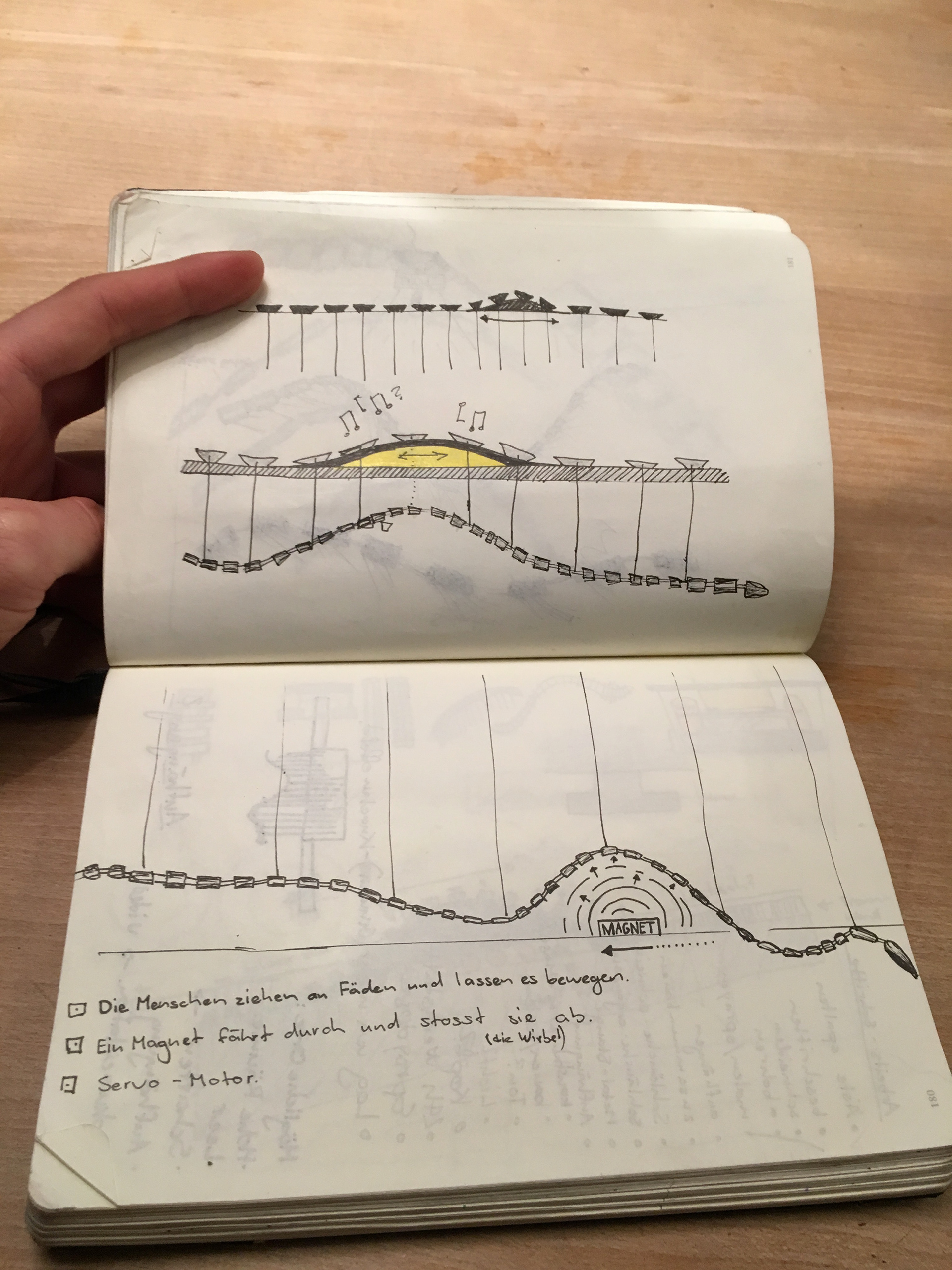 sketches of a sound-producing function