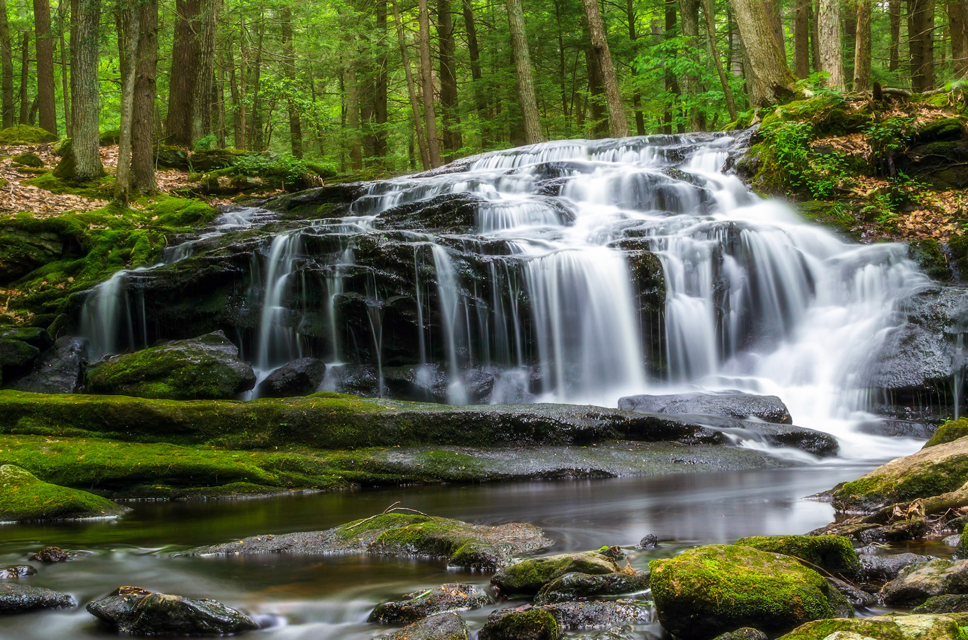 Tucker Brook Falls, Milford, NH, 2019