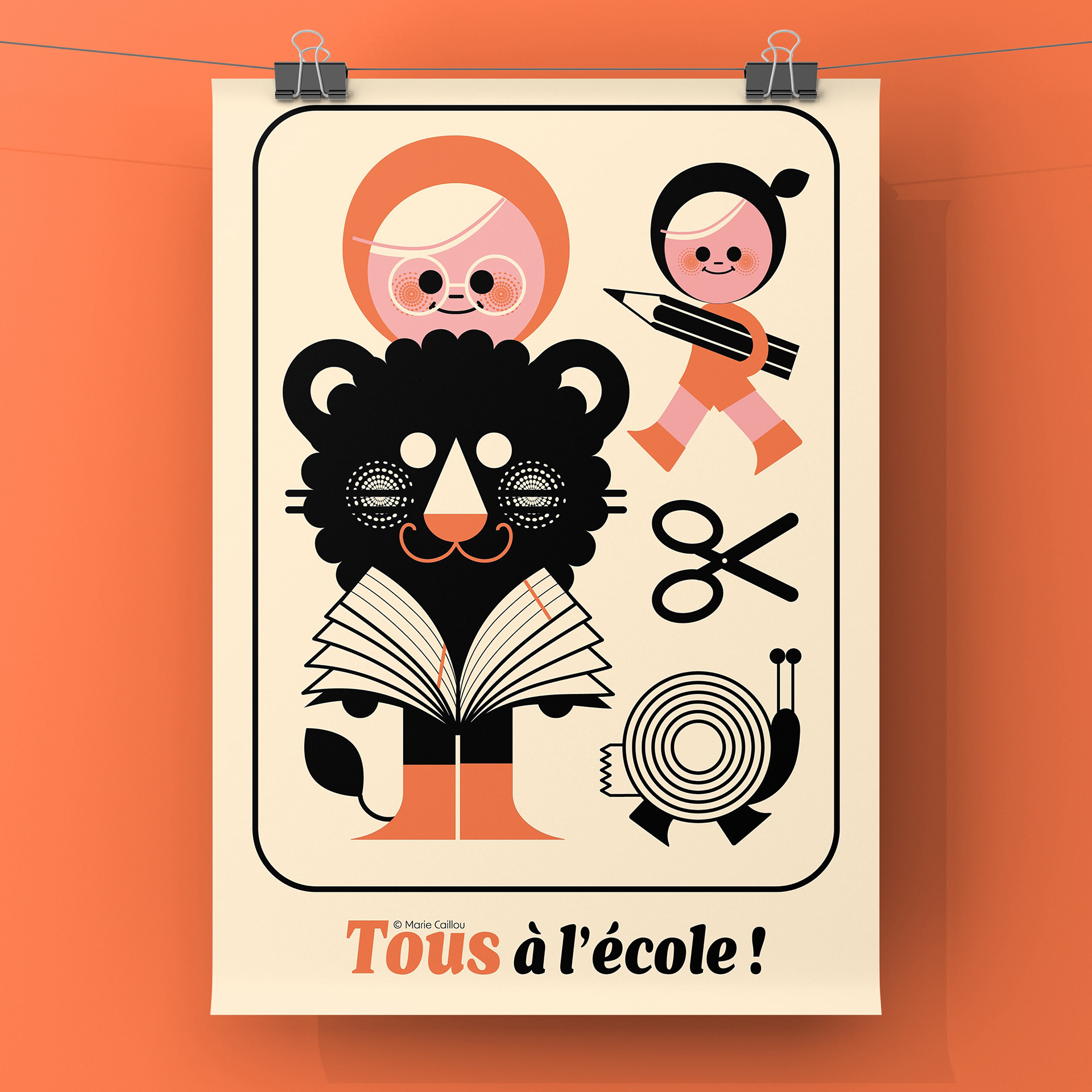 Série d'affiches " Tous "