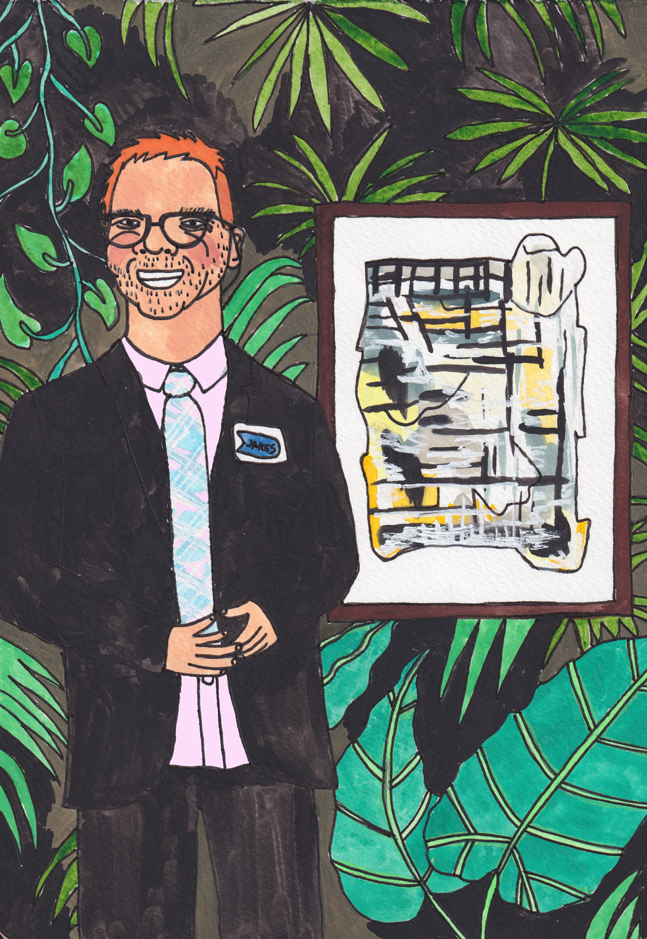 James at the CE Gallery, Creativity Explored