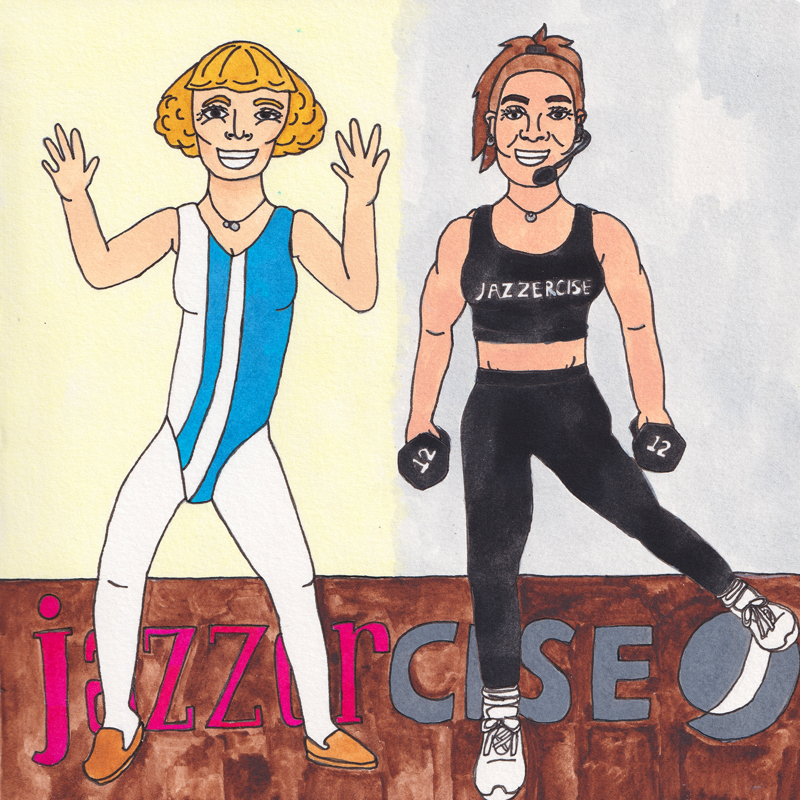 Jazzercise then vs now