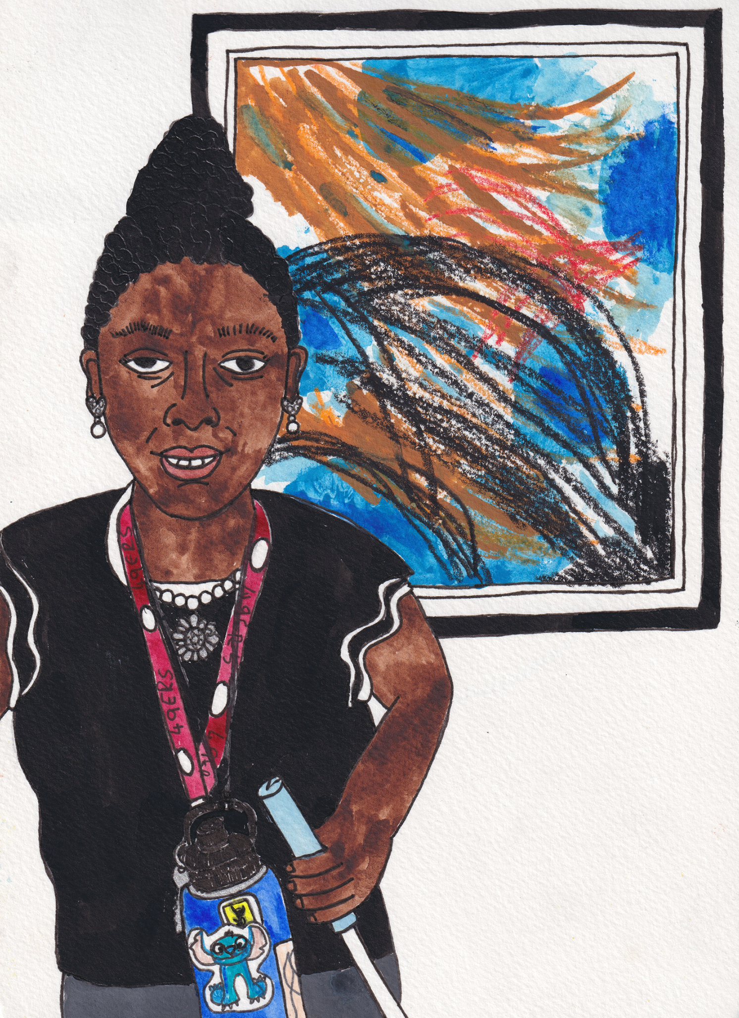 Monic at Art Changes Lives, Creativity Explored