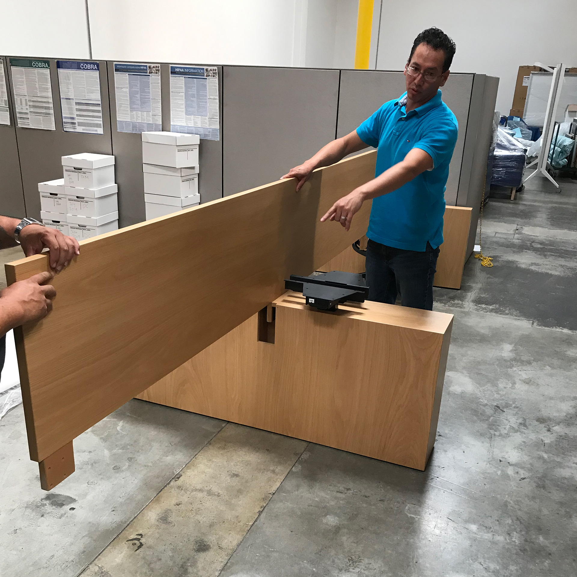 I personally supervised the mockup assembly