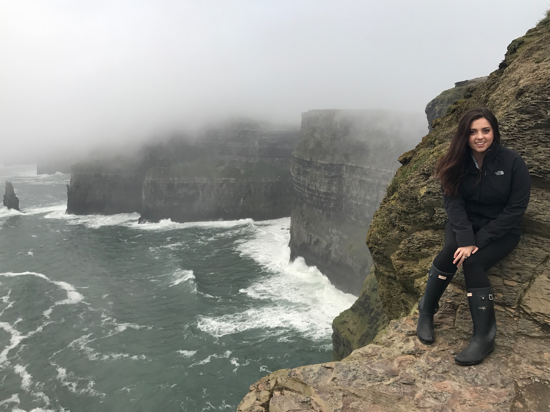 Kilee Covert at the Cliffs of Mohr