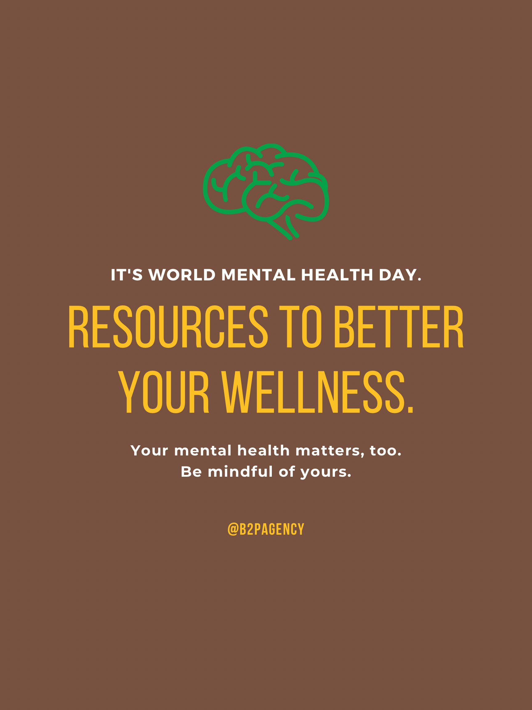 Resources to Better Your Wellness 1/5