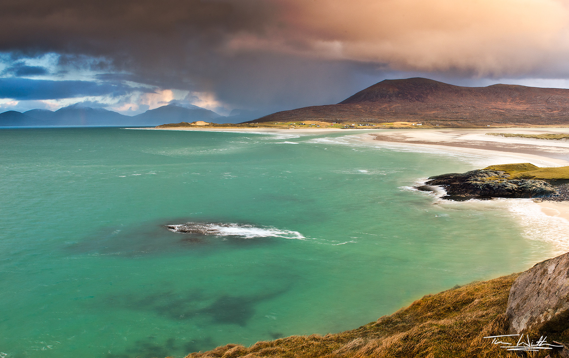 Winter Stormlight over Luskentyre 