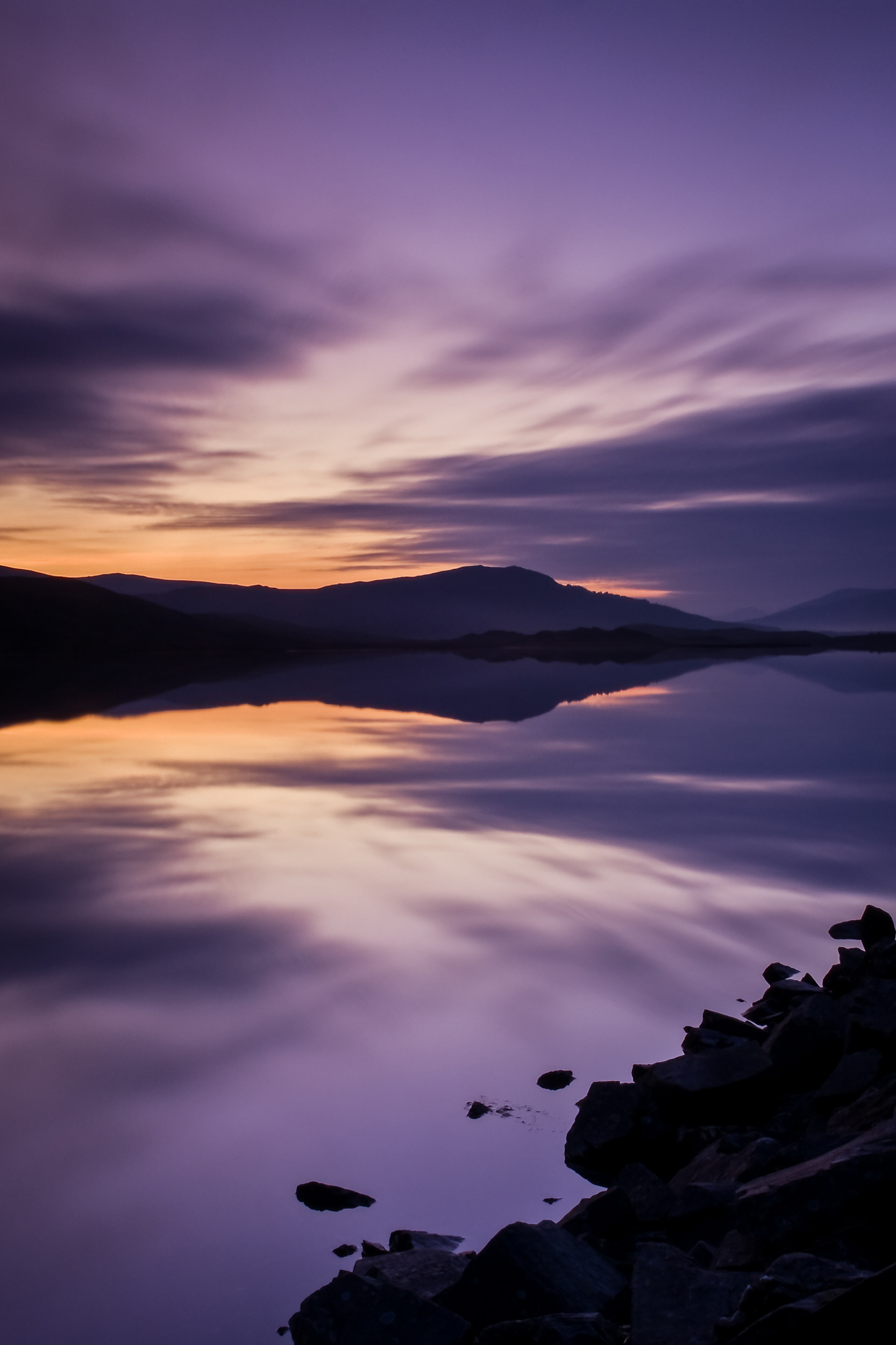 Loch a Chuillin reflections
