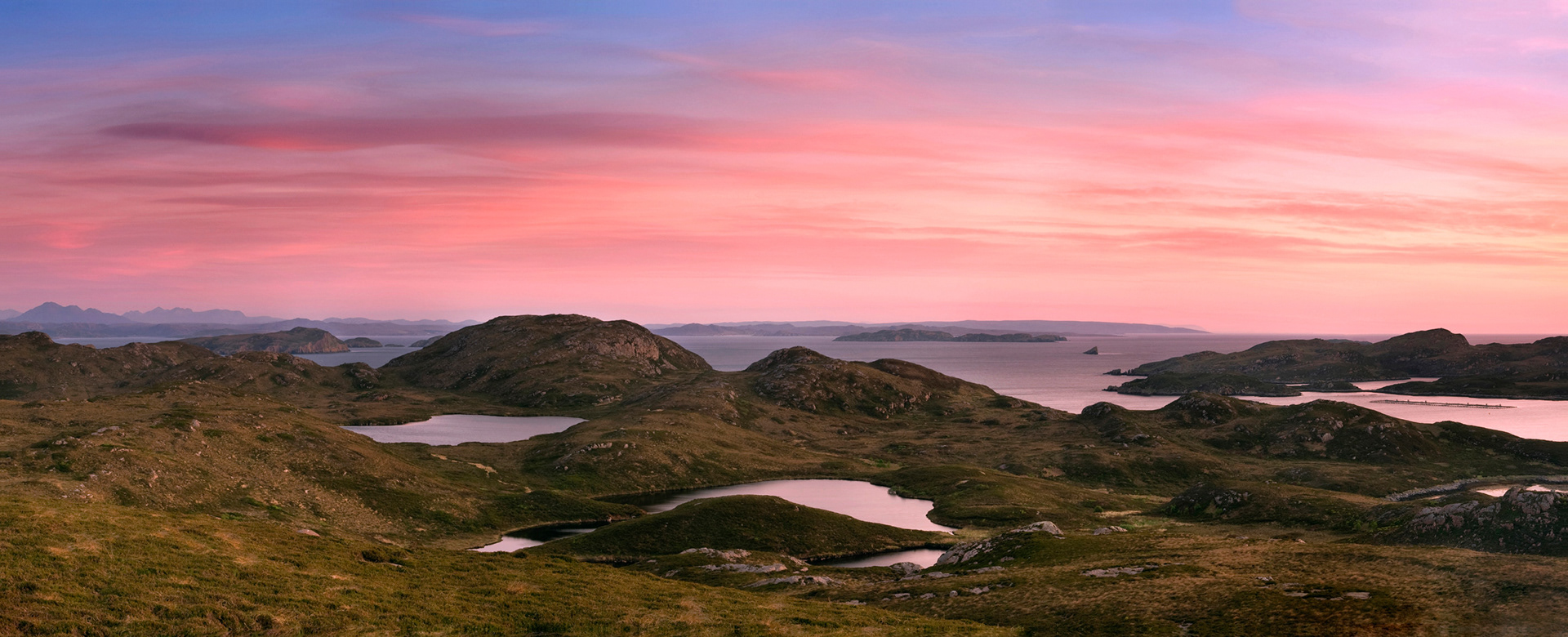 Sunset over the Summer Isles, Tanera Mor