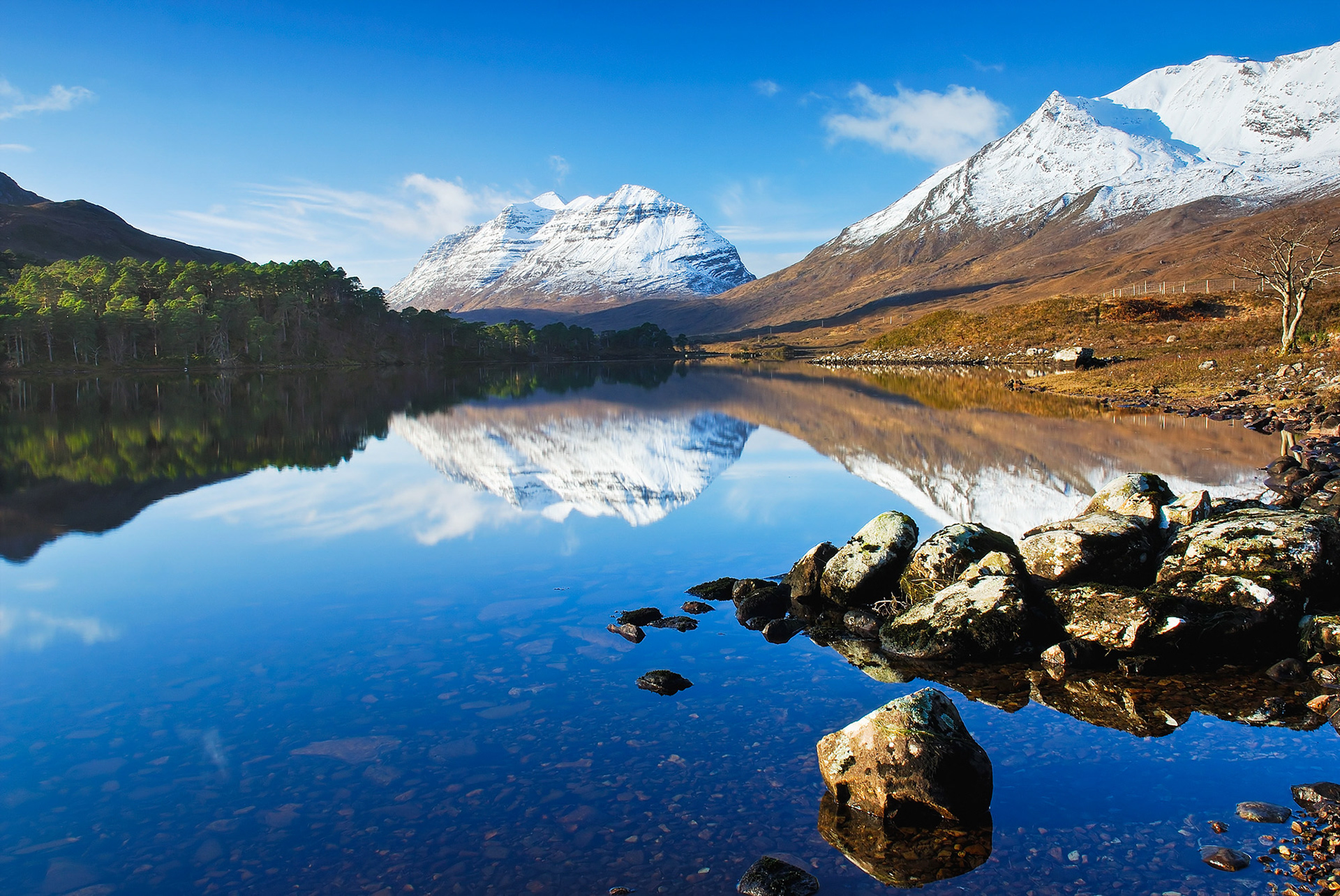 Loch Clair reflections