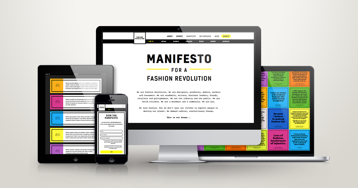 fashion revolution manifesto