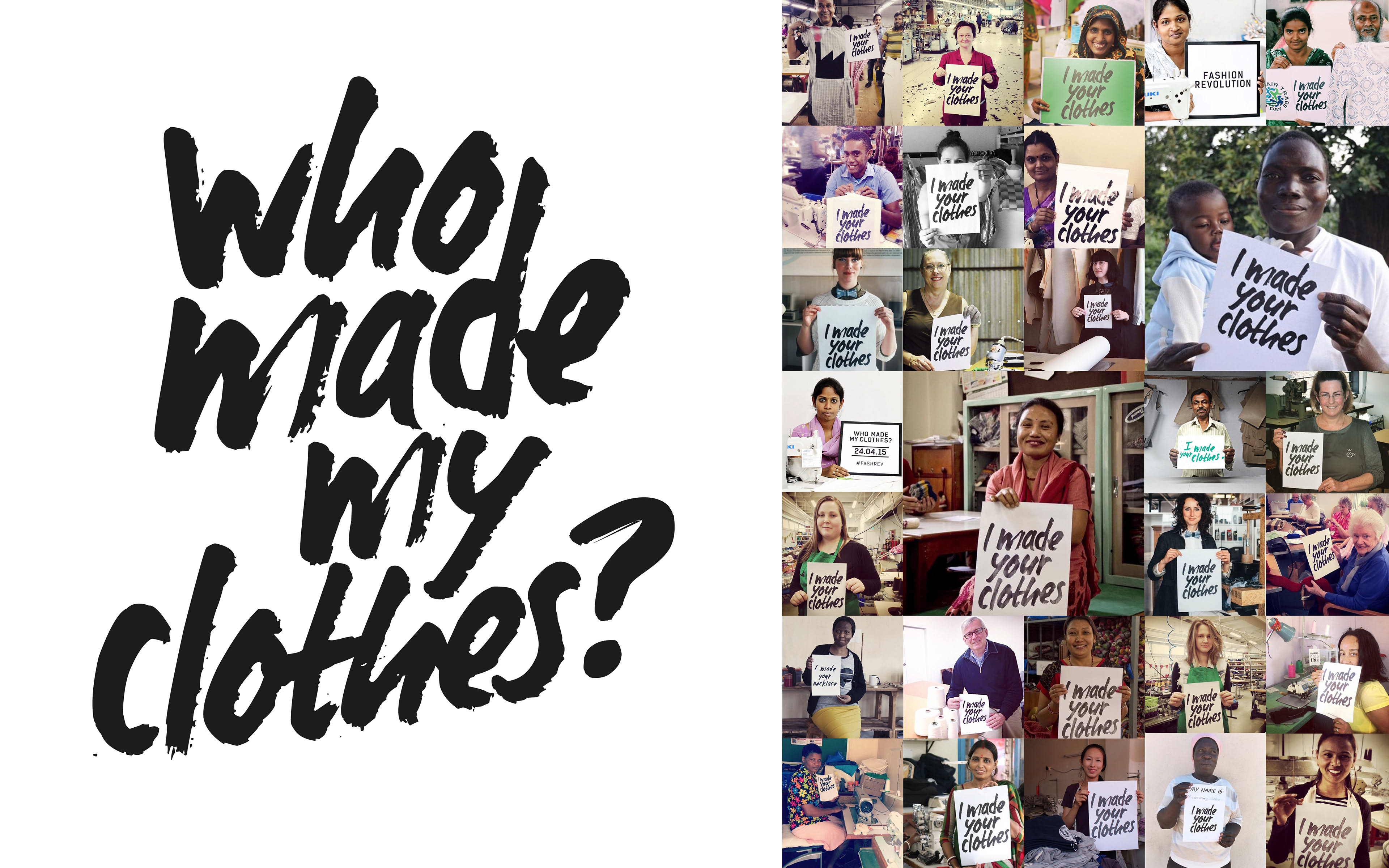 Fashion Revolution Day: Who made my clothes?