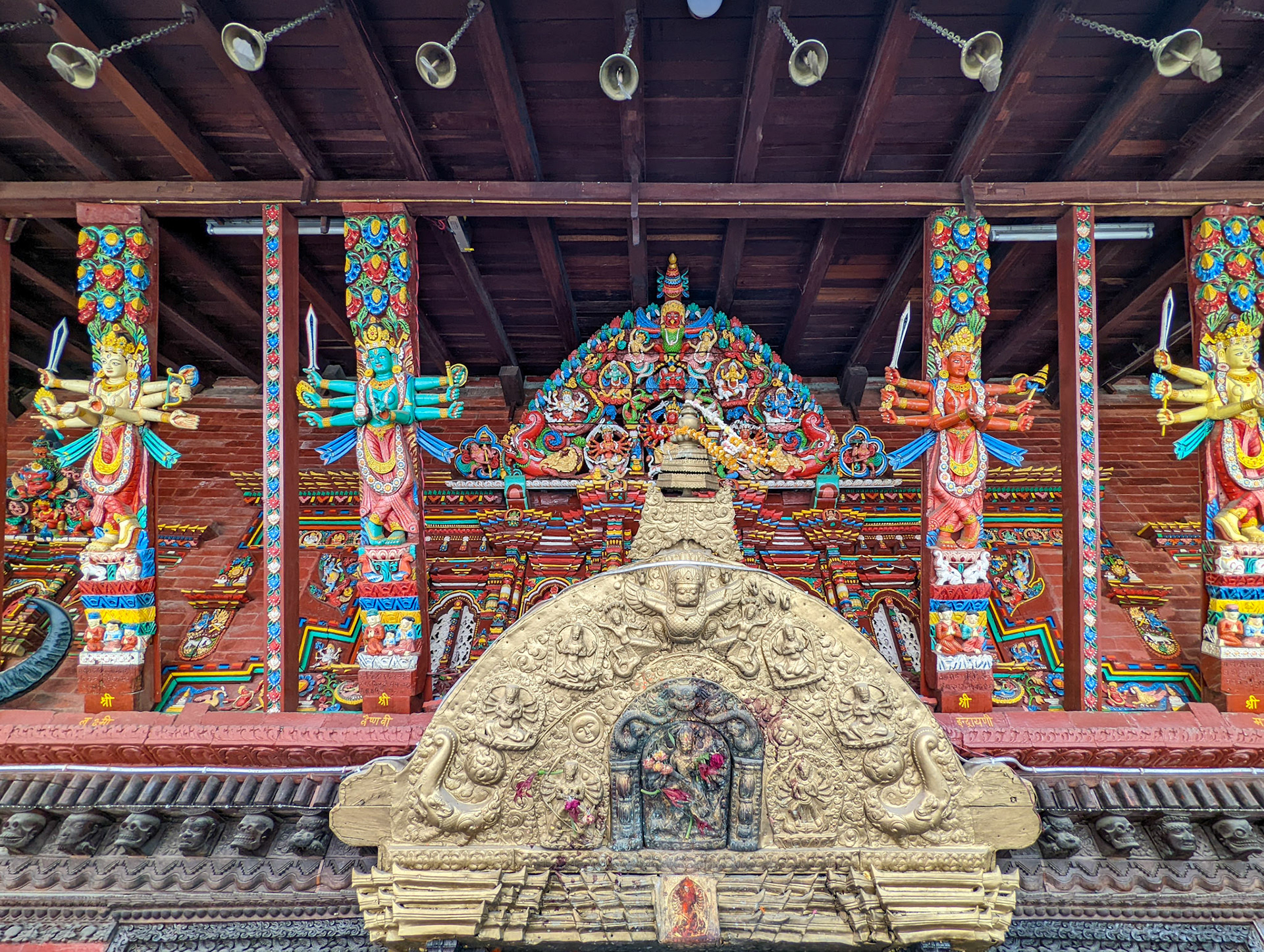 Hindu Temple in Kathmandu, Nepal
