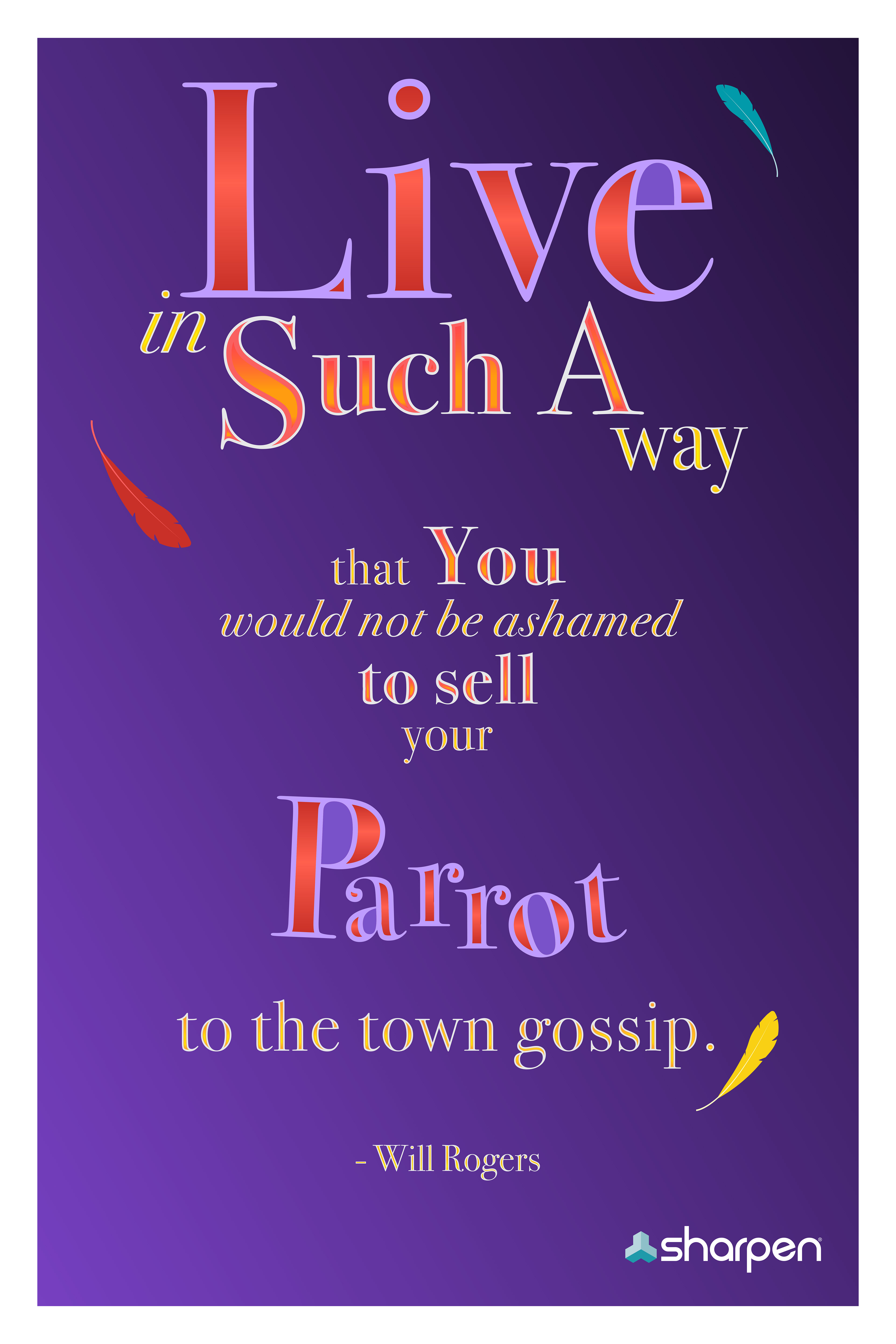 Poster created in Illustrator for website promotion.