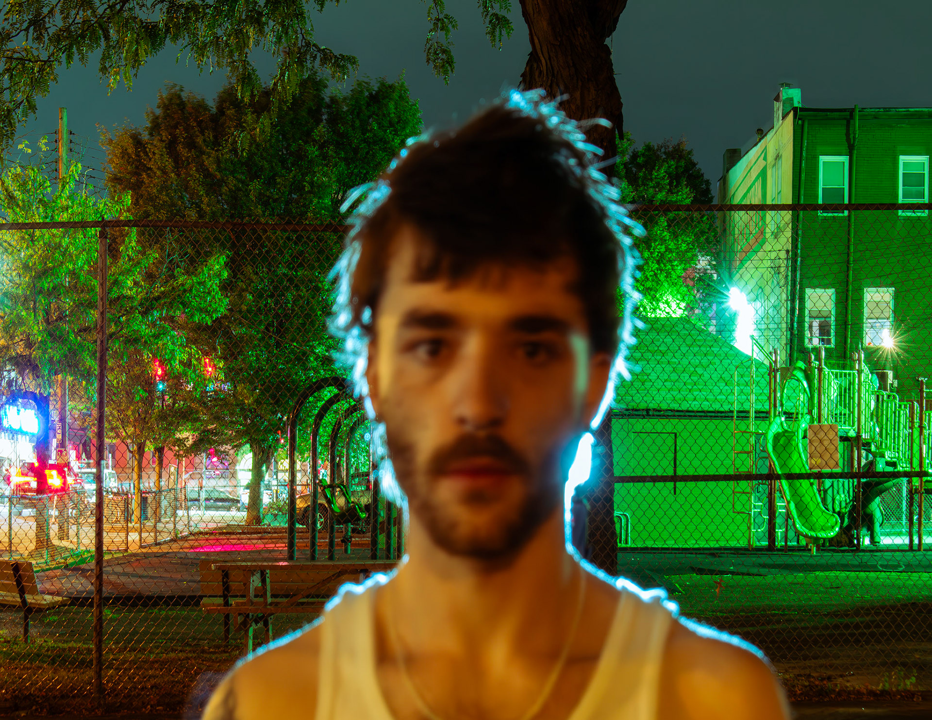 south side park, digital photograph, size variable, 2025