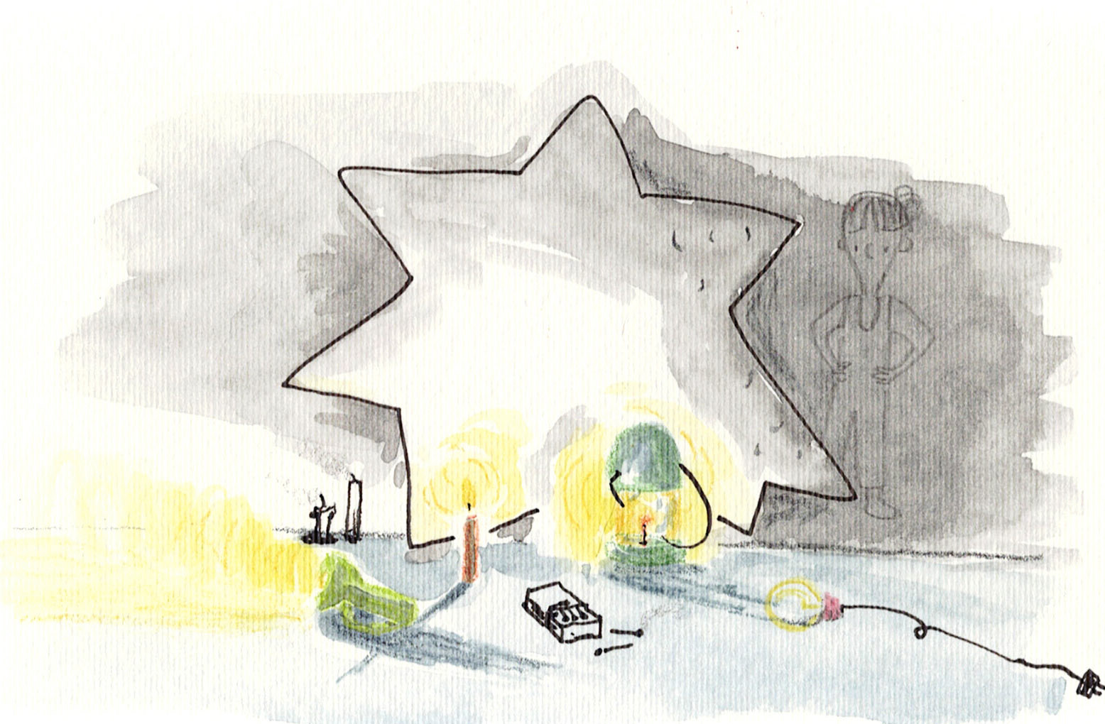 Reshine the Stars, First Sketch 2