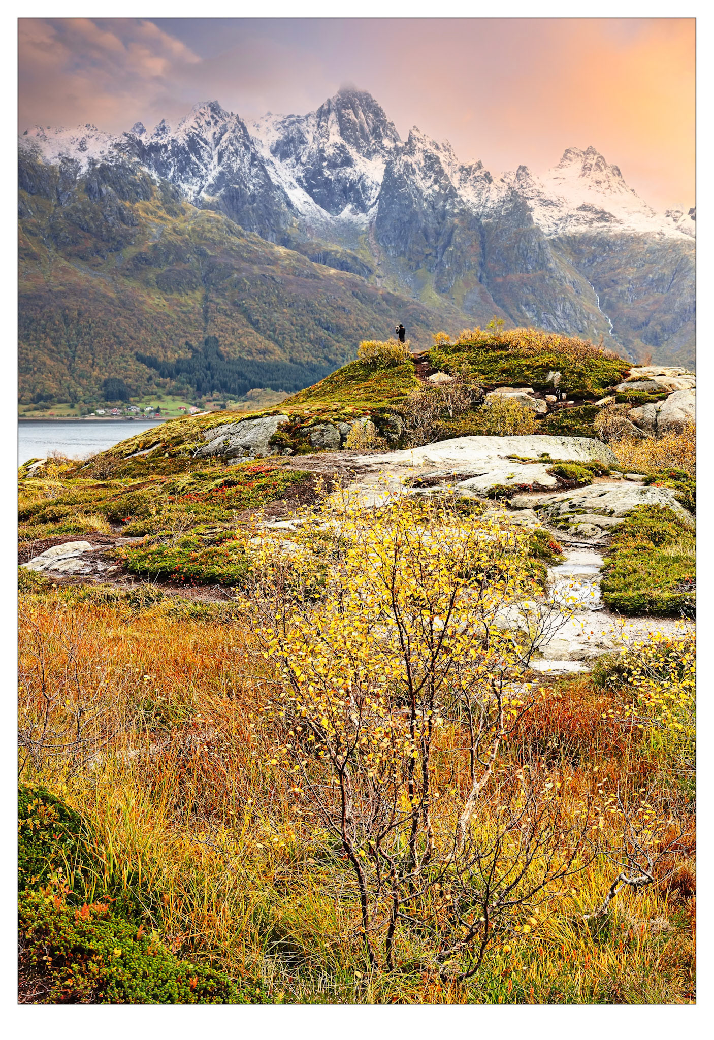 First Snow - Austnesfjorden, Norway