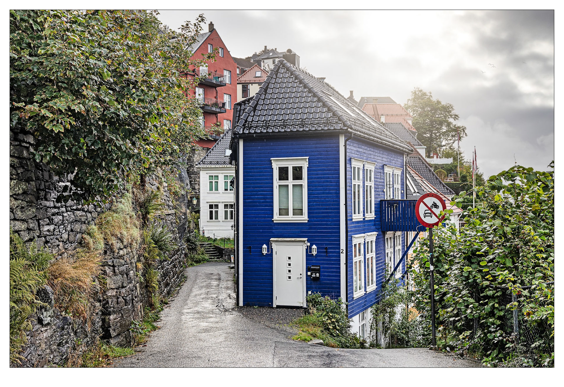 The Blue House - Bergen, Norway