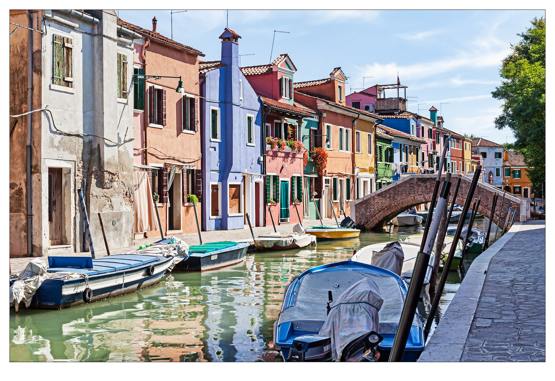 Colour on the Canal - Burano, Italy