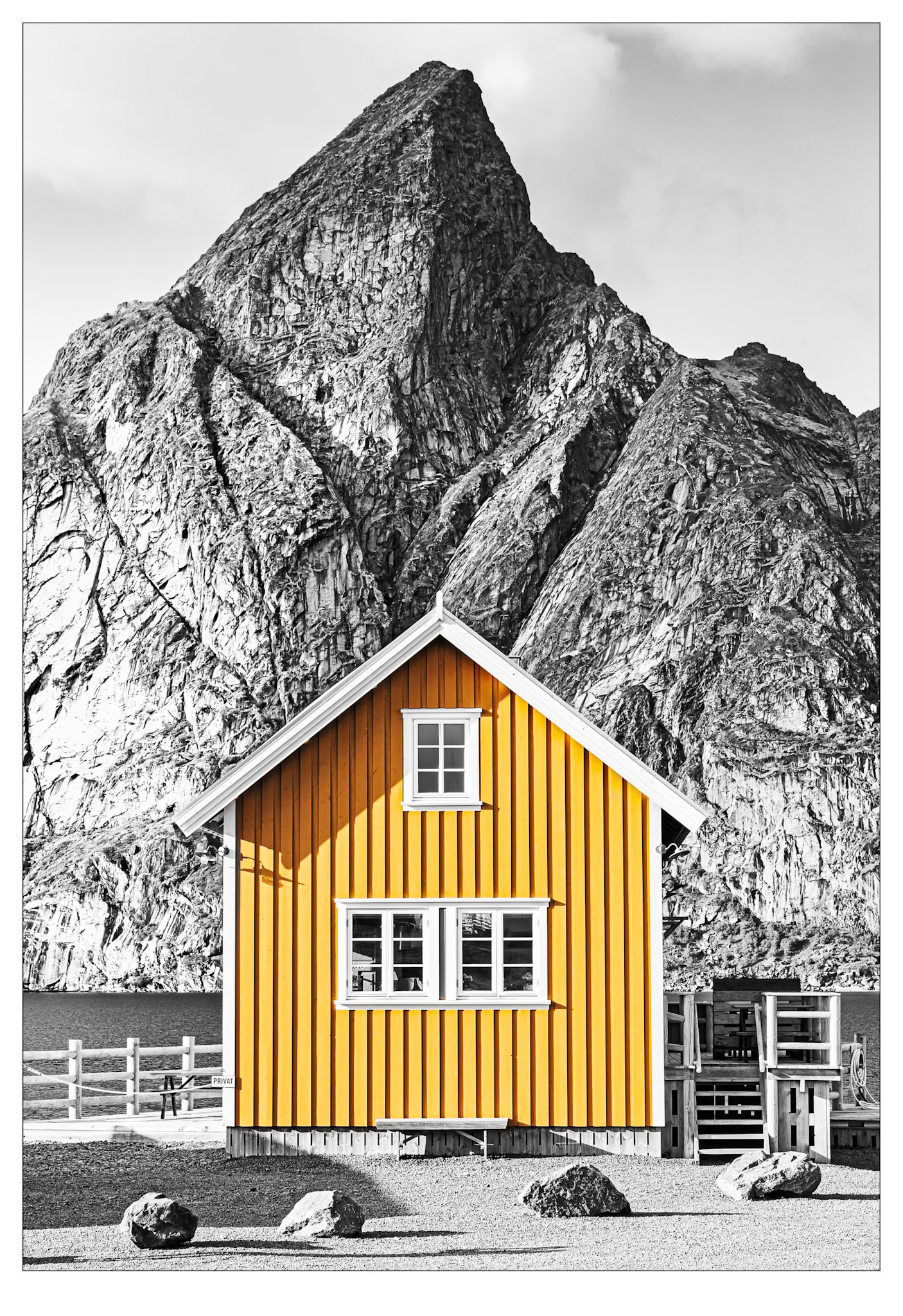 The Yellow House - Lofoten Islands, Norway