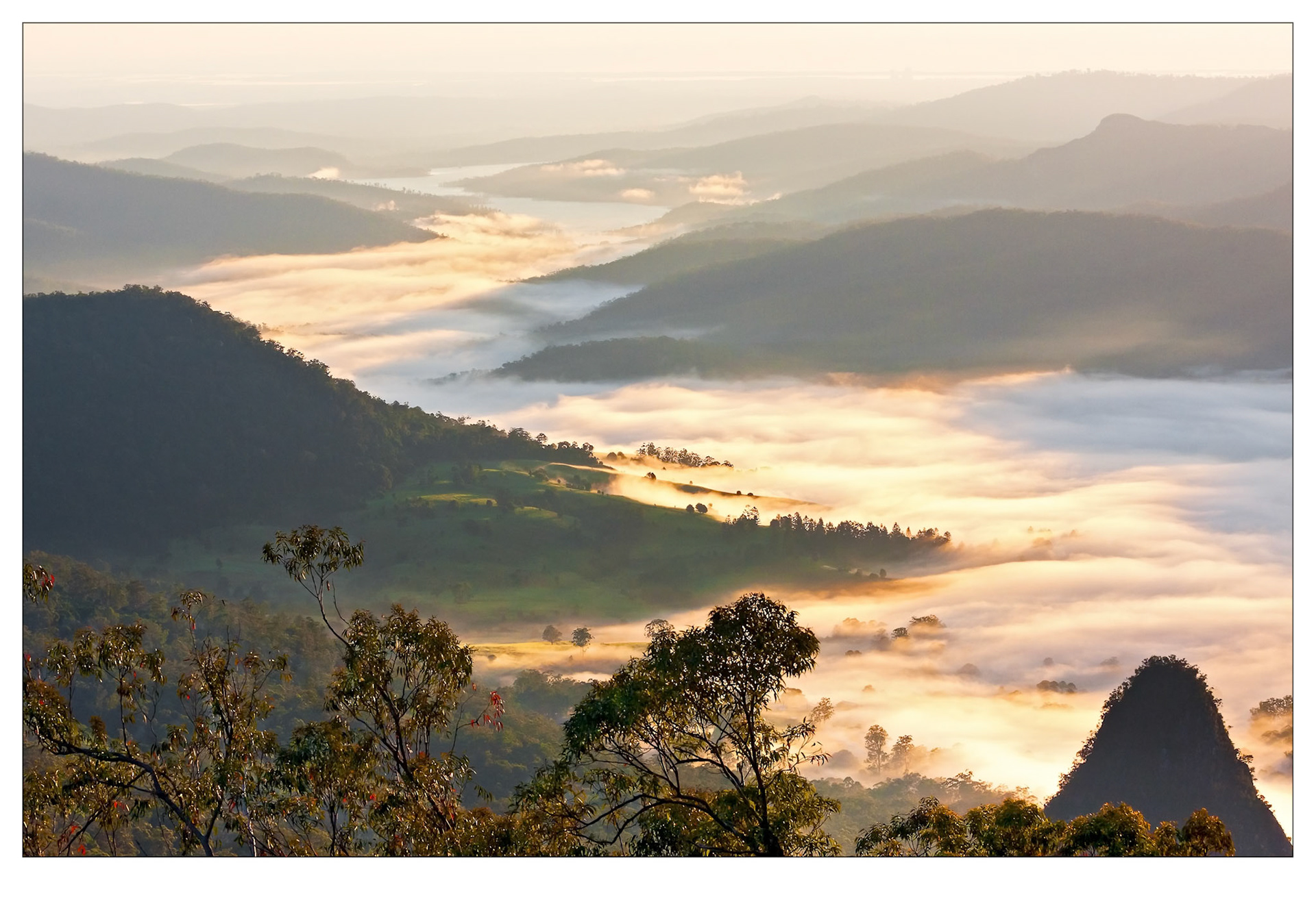 Sunrise over the Lamington Plateau, Queensland