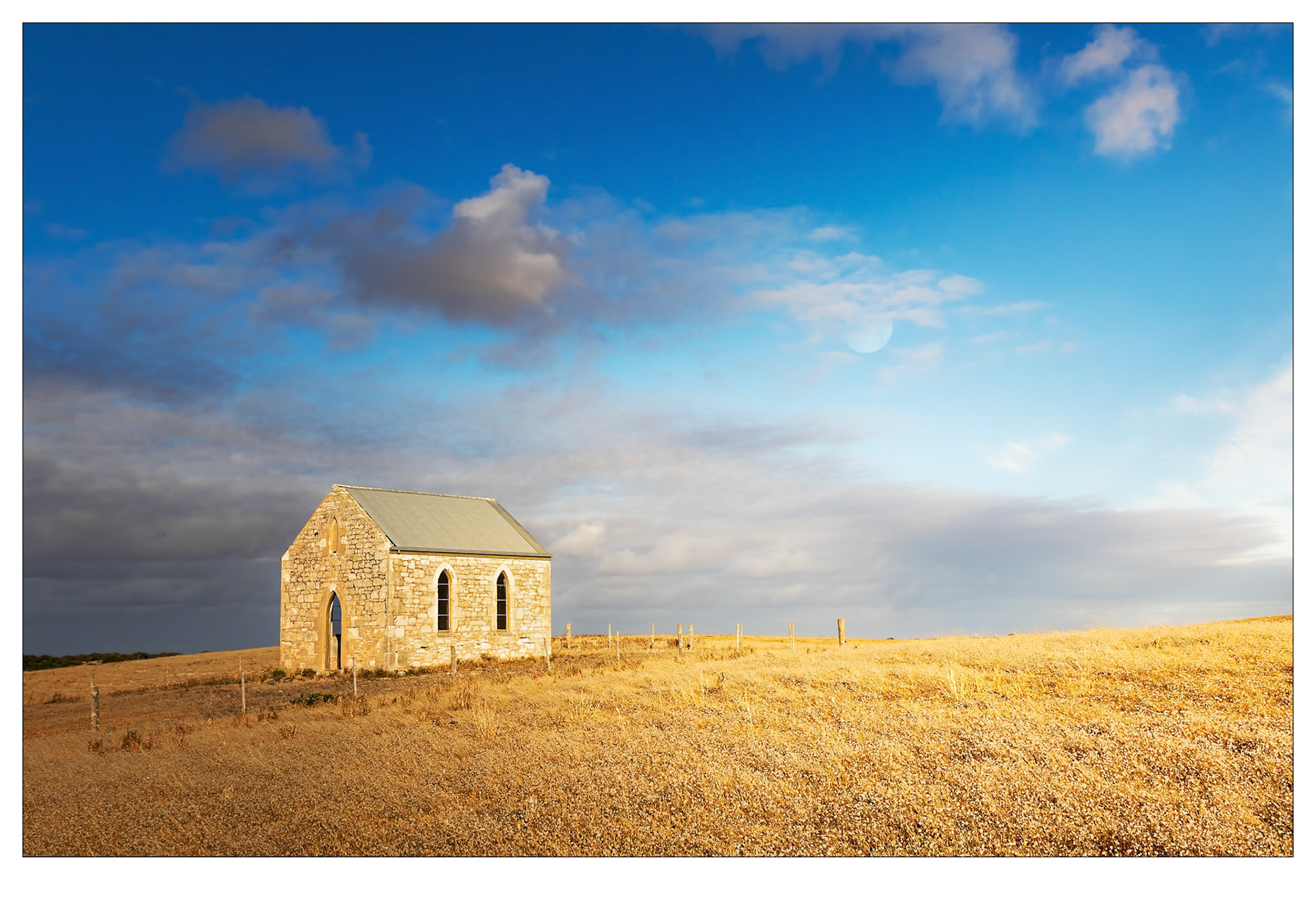 Moonrise at the Chapel - Drunken Gully, near Robe, South Australia