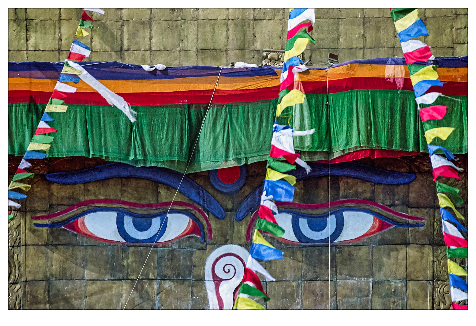 Buddha is Watching - Bodhnath, Nepal