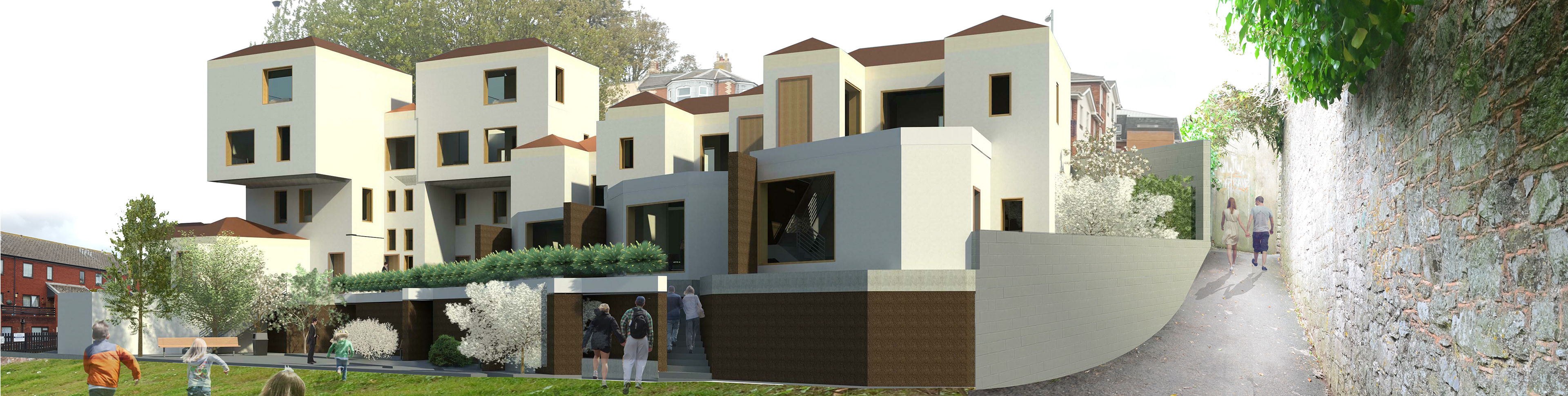 Eroding Villas and Experience Centre Visualisation