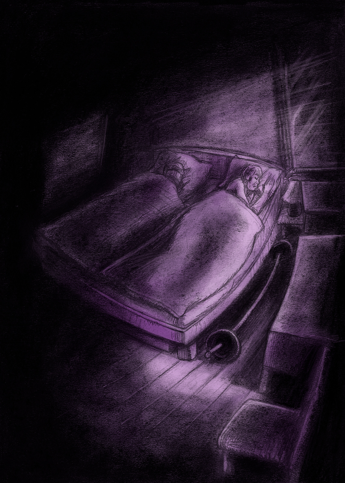 Tegneserie, tegneserier, comic, graphic novel, online comic, story, childhood memories, pencil, char coal, animated, short story, scary , eye, nordic noir, Miwer