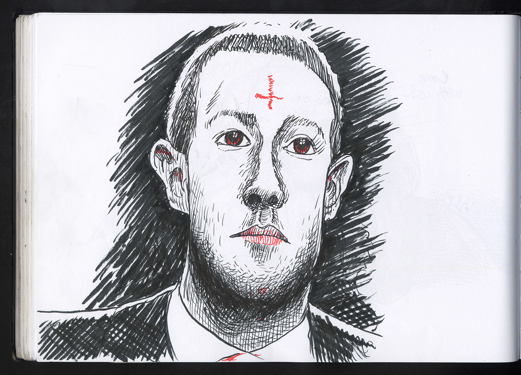 Miwer, Sketch Book, Sketches, doodling, doodles. Illustration, B&W, pencil