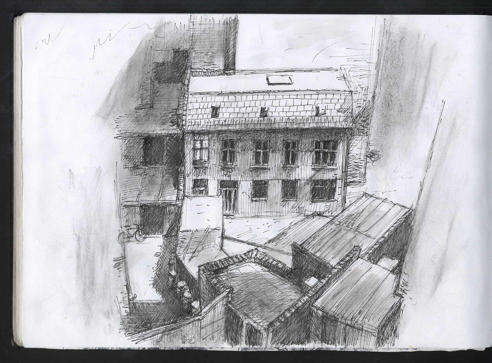 Miwer, Sketch Book, Sketches, doodling, doodles. Illustration, B&W, pencil