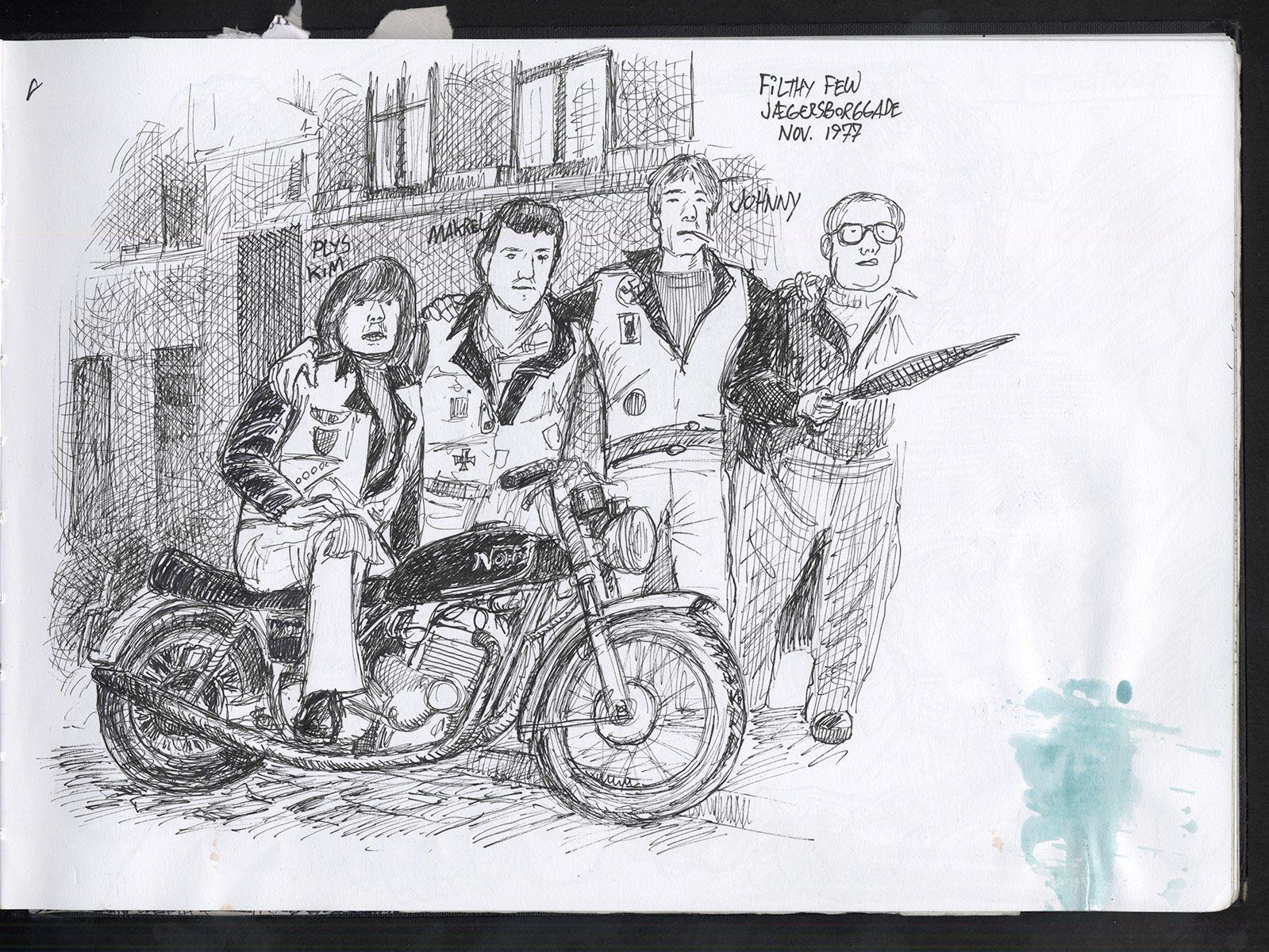 Miwer, Sketch Book, Sketches, doodling, doodles. Illustration, B&W, pencil